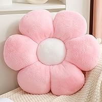 VisittheCANGHI Pink Daisy Flower Pillow 15.7 Inch Plush Throw Pillow - Cute Floor Seat Cushion for Sofa Bed Couch Home Decor