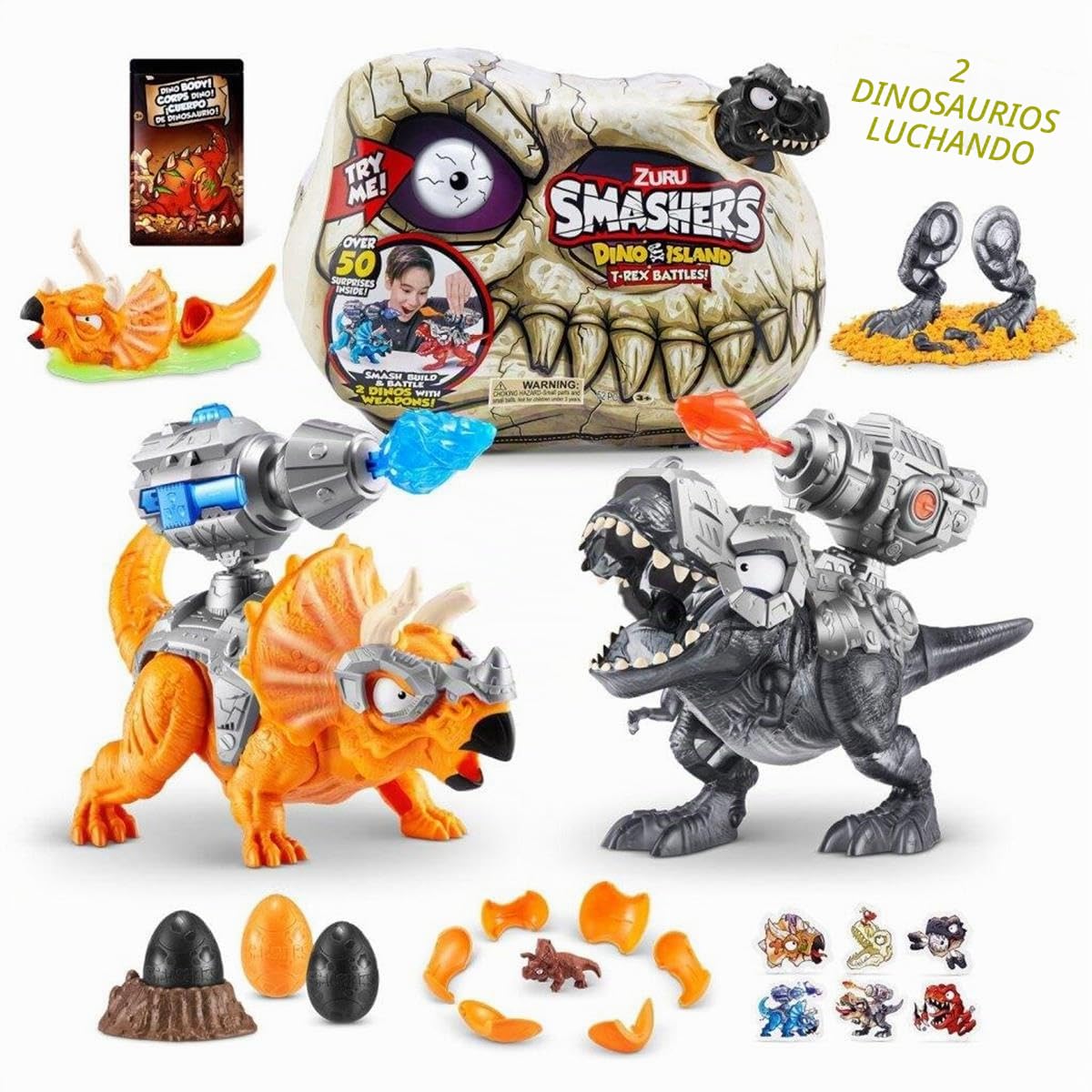 Smashers Dino Island t-Rex Battle playset