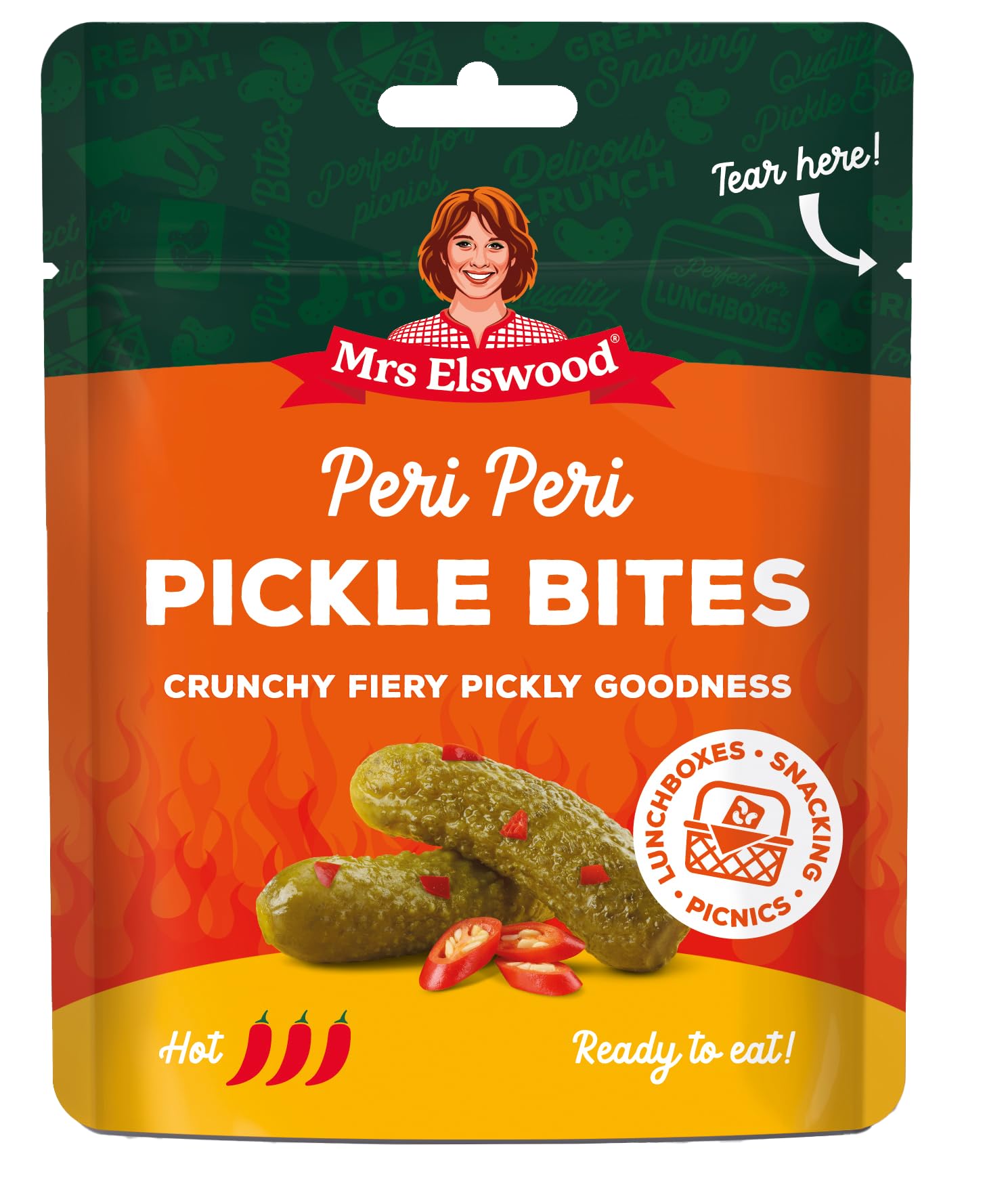 Mrs Elswood Peri Peri Pickle Bites 50G