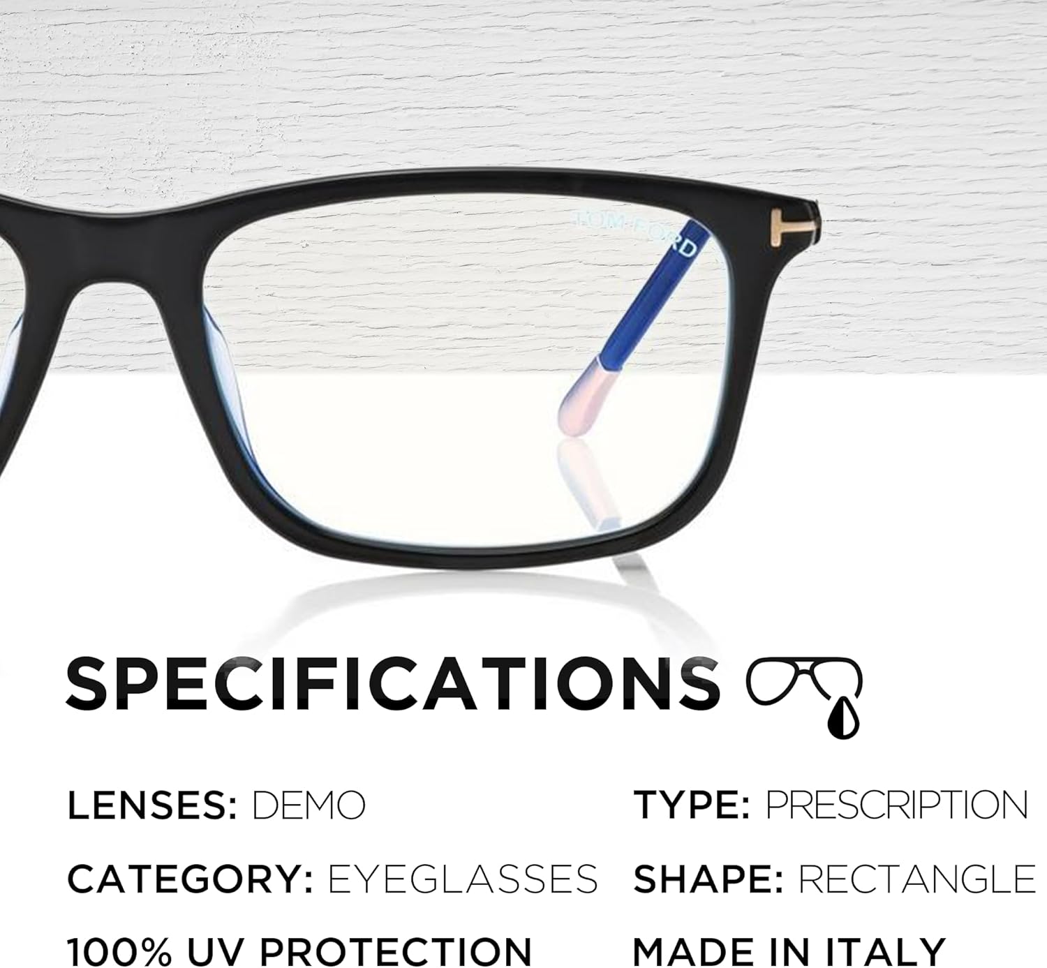 Tom Ford FT5646-D-B Rectangular Shape Eyeglass Frame With Luxury Eyewear Kit - Image 4