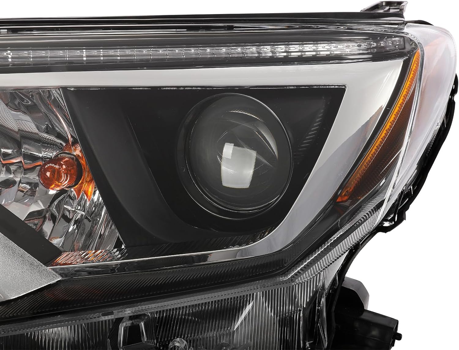 PENSUN Headlight Assembly Fit For 2016 2017 2018 Toyota Rav4 Halogen Projector Headlamp TO2503247 (Left Driver Side)