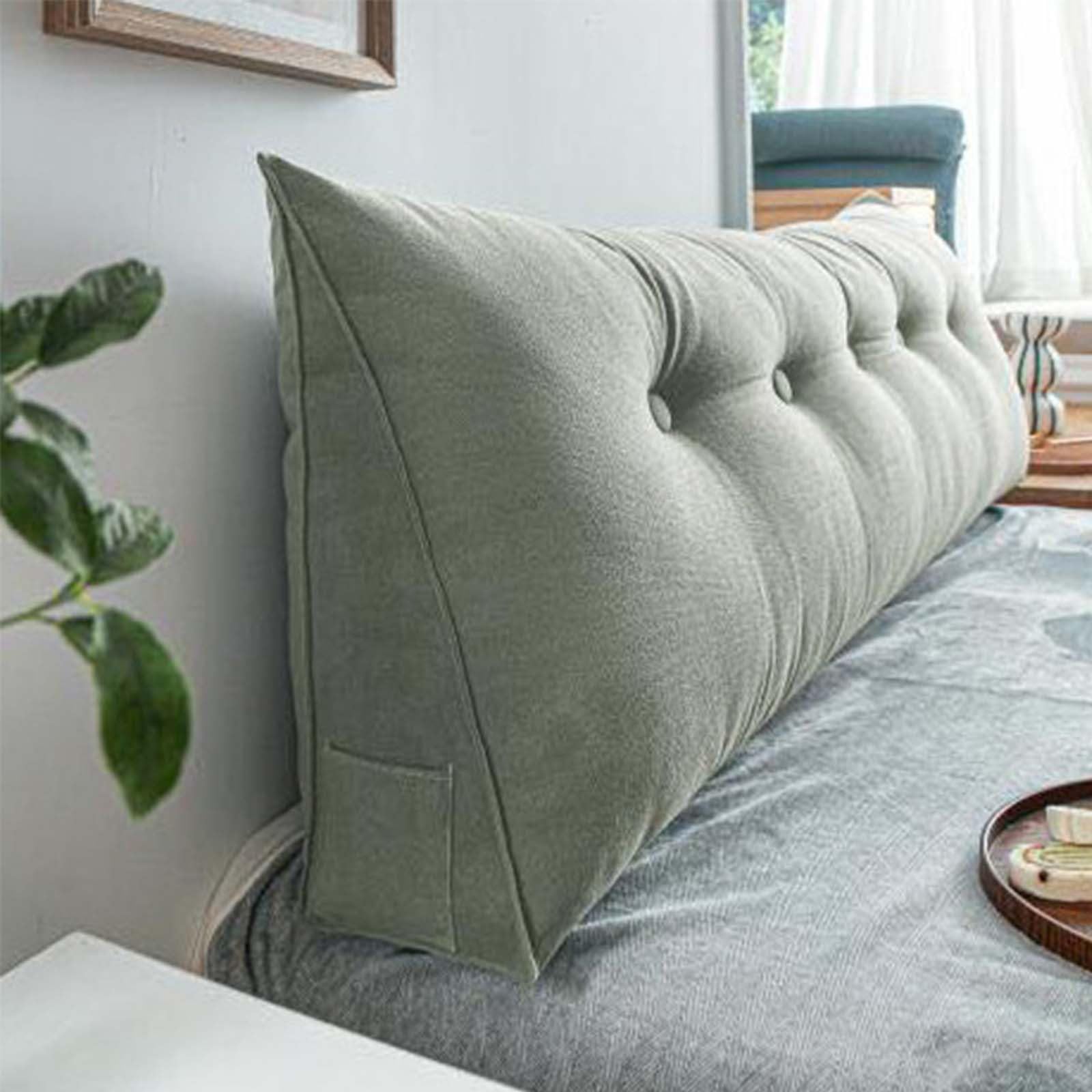 Coussin de soutien triangulaire haut de gamme pour dossier de lit et canapé