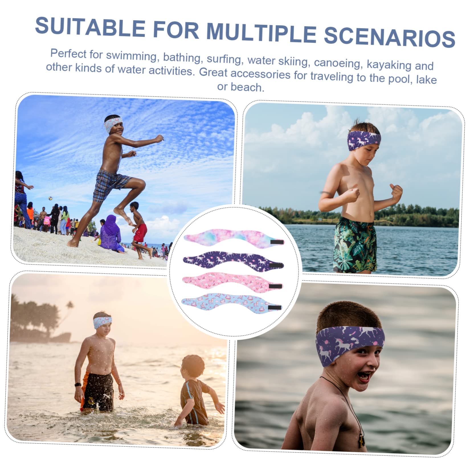 Toddmomy 12 Stk Schwimmer-ohrband Gehörschutzbänder Ohrband Es Ohr Abdeckung Gehörschutz Schwimmen Gehörschutzband Für Kinder Erwachsener Fitness Schwimmbad Tauchmaterial Sbr
