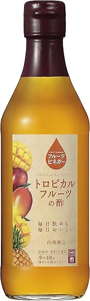 Amazon 内堀醸造 フルーツビネガートロピカルフルーツの酢 360ml 内堀醸造 食品 飲料 お酒 通販