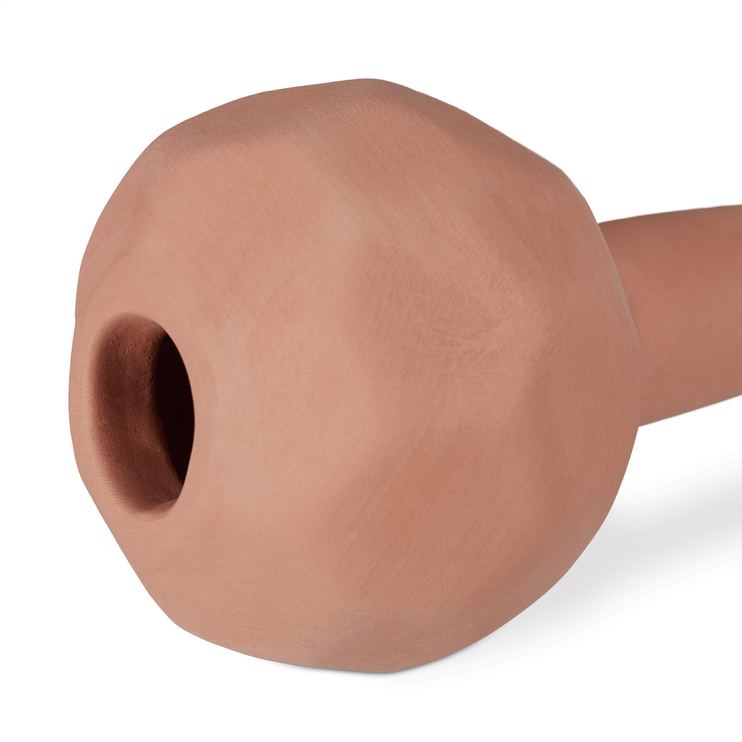 Relaxdays Cône d’arrosage Argile, Lot de 4, Goutte à Goutte, Ø 6cm, céramique, Irrigation des Plantes, Terre Cuite