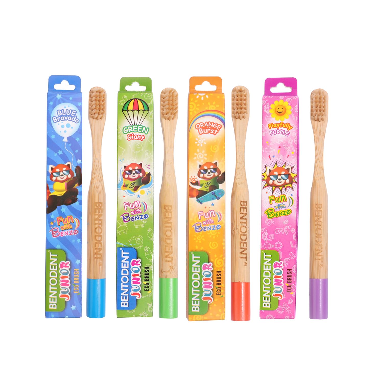 Bentodent toothpaste - Bamboo Toothbrush | Round Bottom Bamboo toothbrush | Bamboo Fiber bristles | Ultra Soft (Pack of 4 bamboo toothbrush for kids) (B0BSC8M9BT) Amazon Price History, Amazon Price Tracker