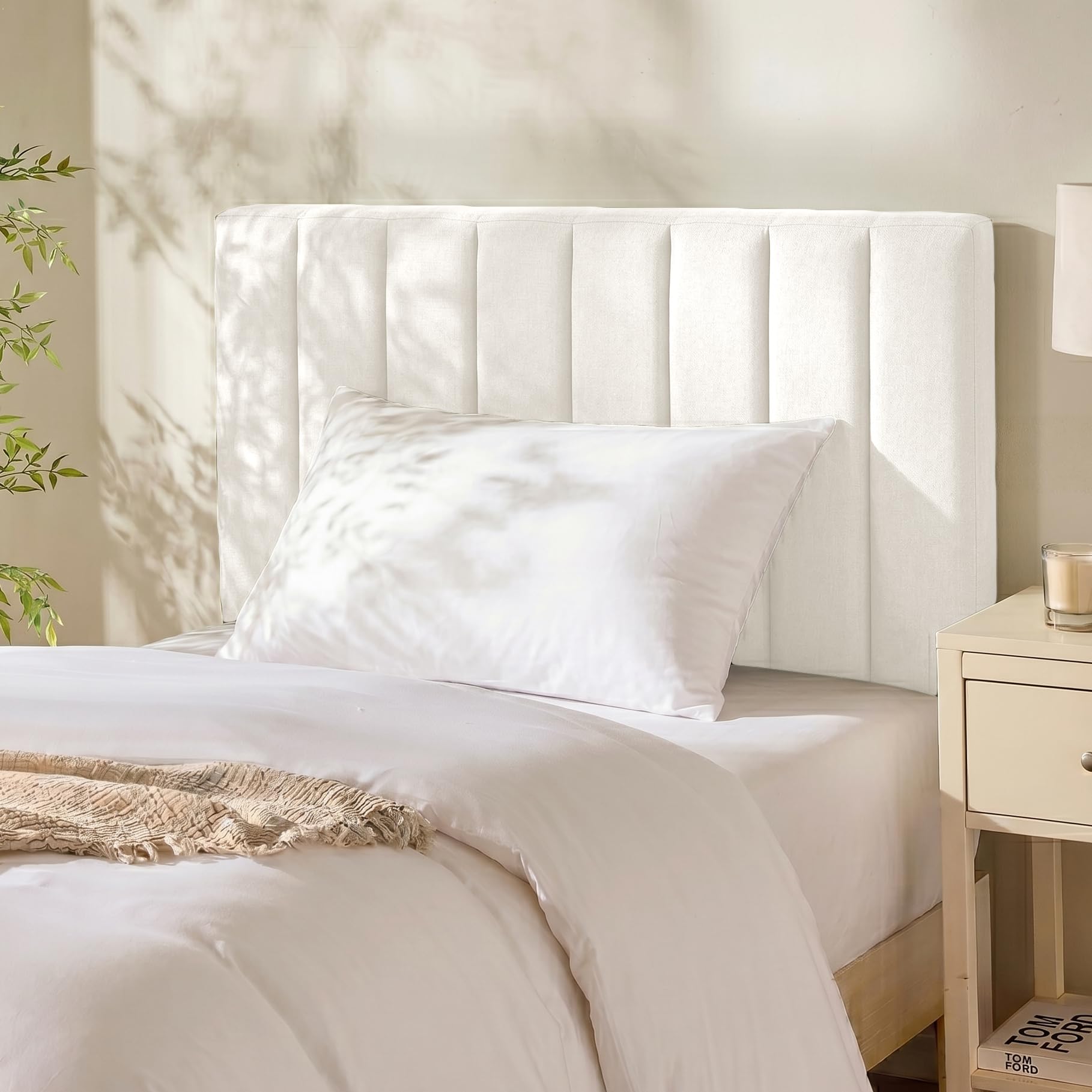 Hearth &amp; Harbor Wall Mounted Twin Headboard Only, Bed Headboard Twin Size