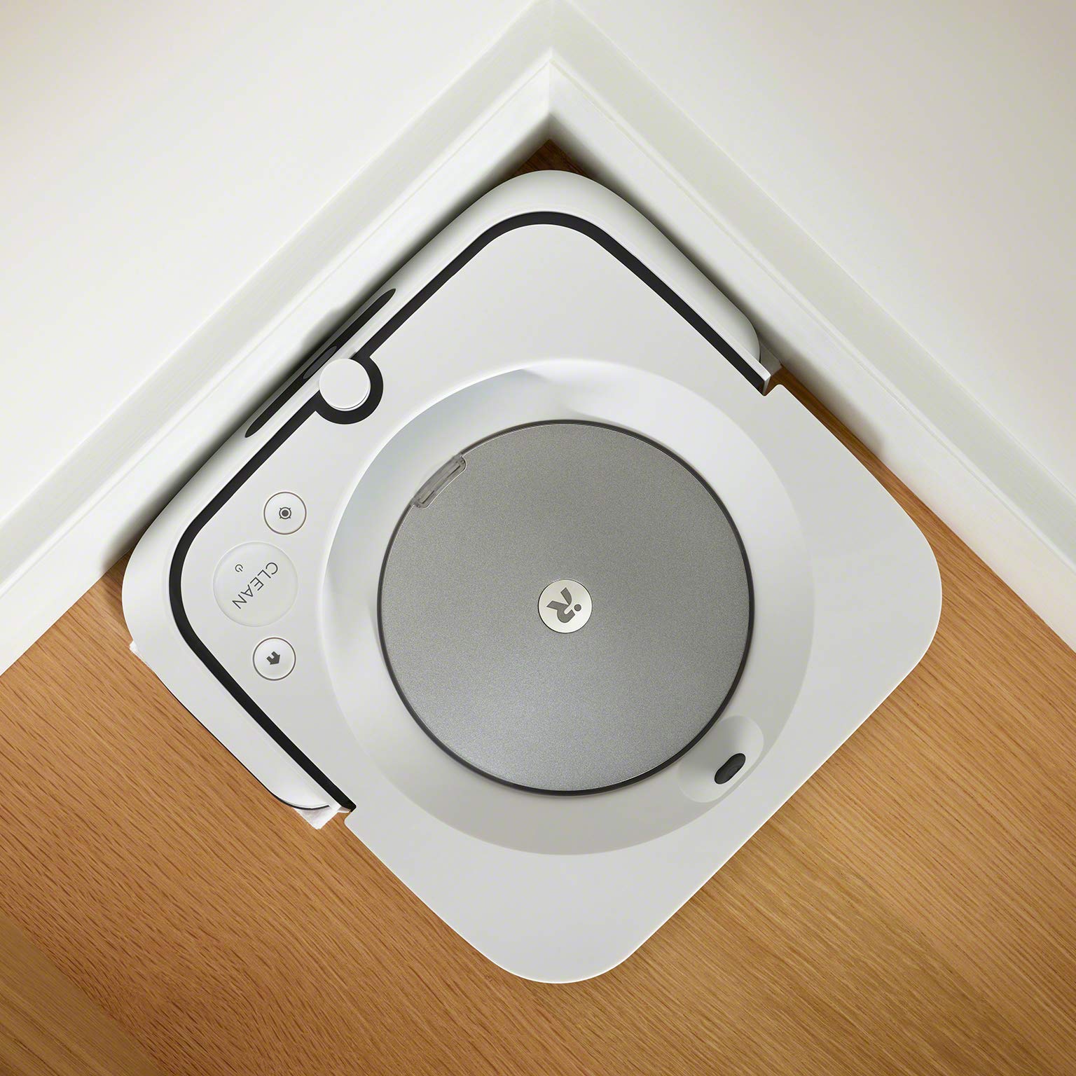 iRobot m613440 Robot fregasuelos con WiFi, Pulverizador a presión y navegación Superior, Blanco, Única