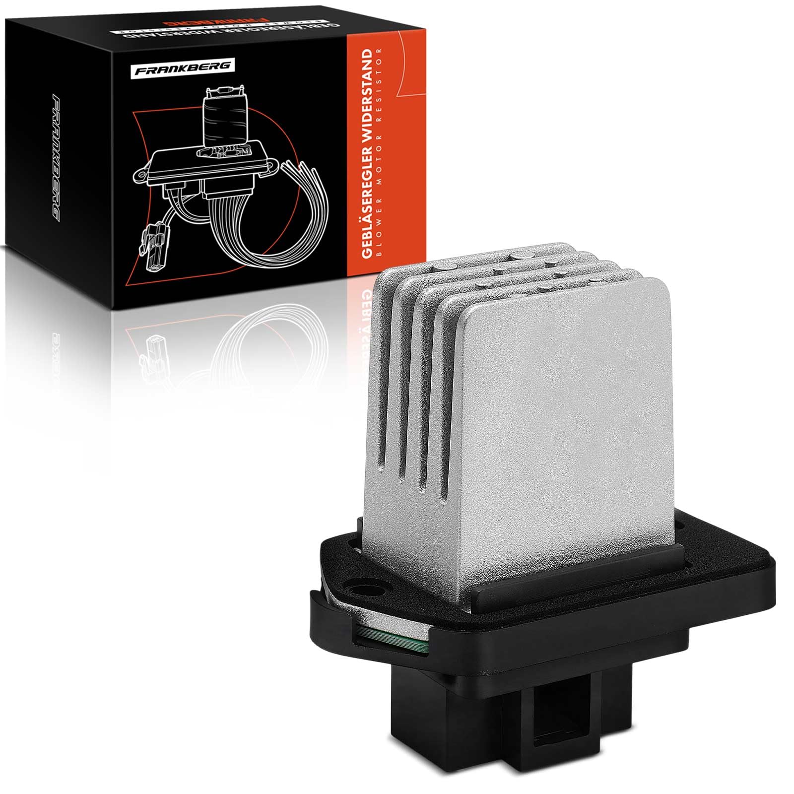 Frankberg Rezystor grzewczy dmuchawy, kompatybilny z Tacuma 2005-2009 Tacuma 2000-2008 Nubira Epica RezzoLeganza Rezzo Blower Motor Resistor Replace# 96207453