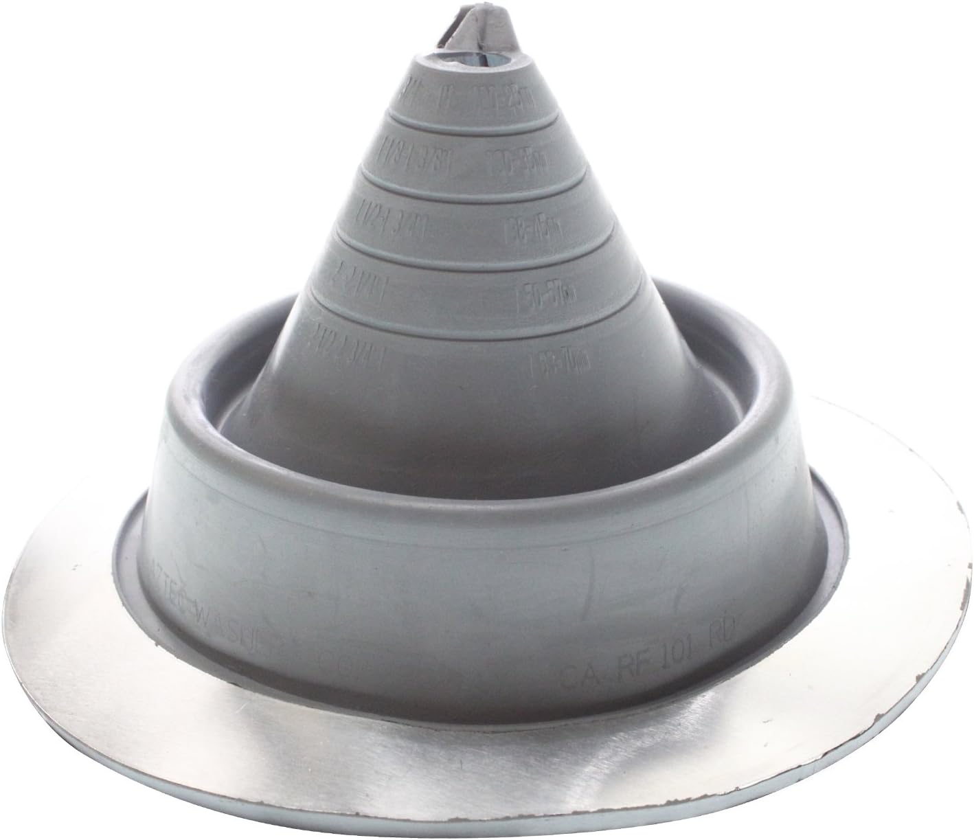 Dynamic Fastener 801 Retrofit Dyna-Flash Pipe Flashing For Metal Roofs ...