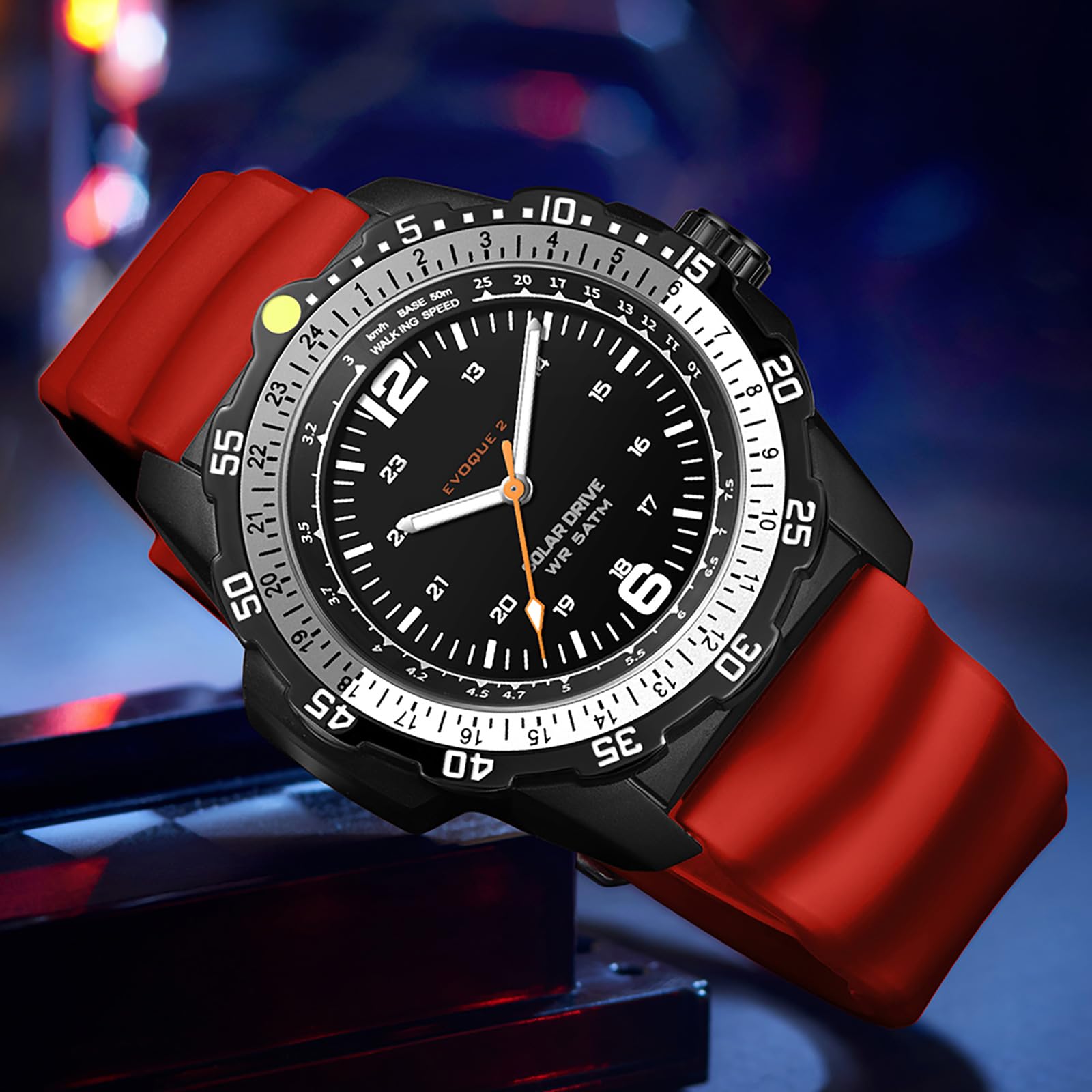 findtime Solar Uhren Herren Armbanduhr Tactical Watch Solaruhr 5ATM Wasserdicht Analog Designer Minimalistische Uhr Militär Silikonarmband Sportuhr