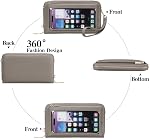 GOIACII Phone Purse Crossbody Bags for Women Small Travel Wallet Touch Screen RFID Blocking