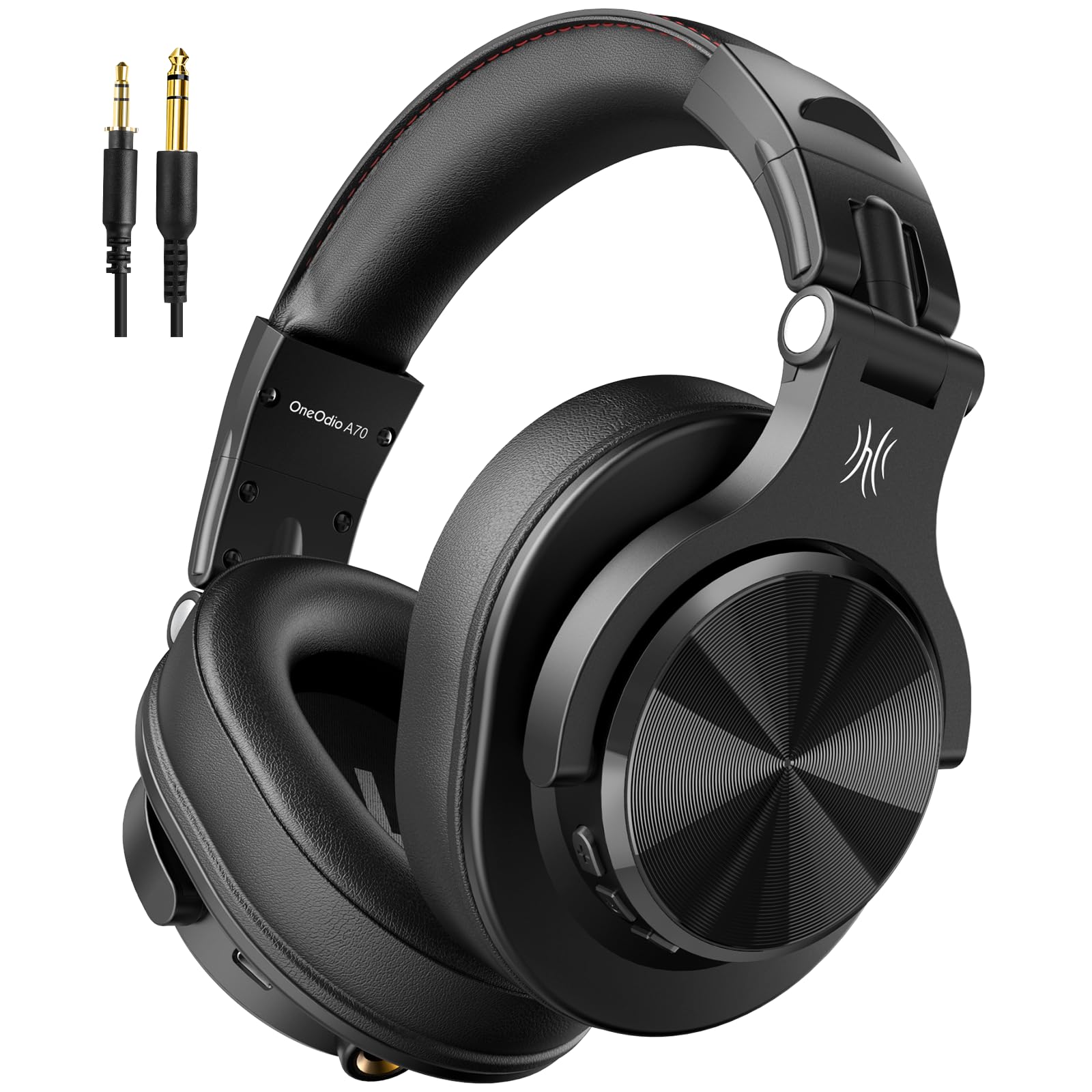 OneOdio Fusion Bluetooth Over Ear Headphones, Studio DJ Headphones with Share-port, Wired and Wireless Professional Monitor Recording Headphones with Stereo Sound for Electric Drum Piano Guitar AMP
