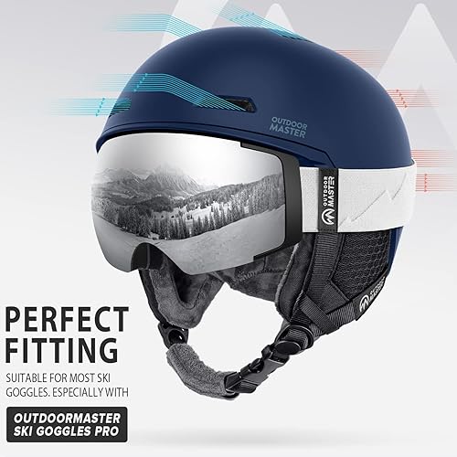 Miniatura 3 de OutdoorMaster Diamond MIPS - Casco de esquí, casco deportivo de nieve y snowboard para hombres, mujeres y jóvenes