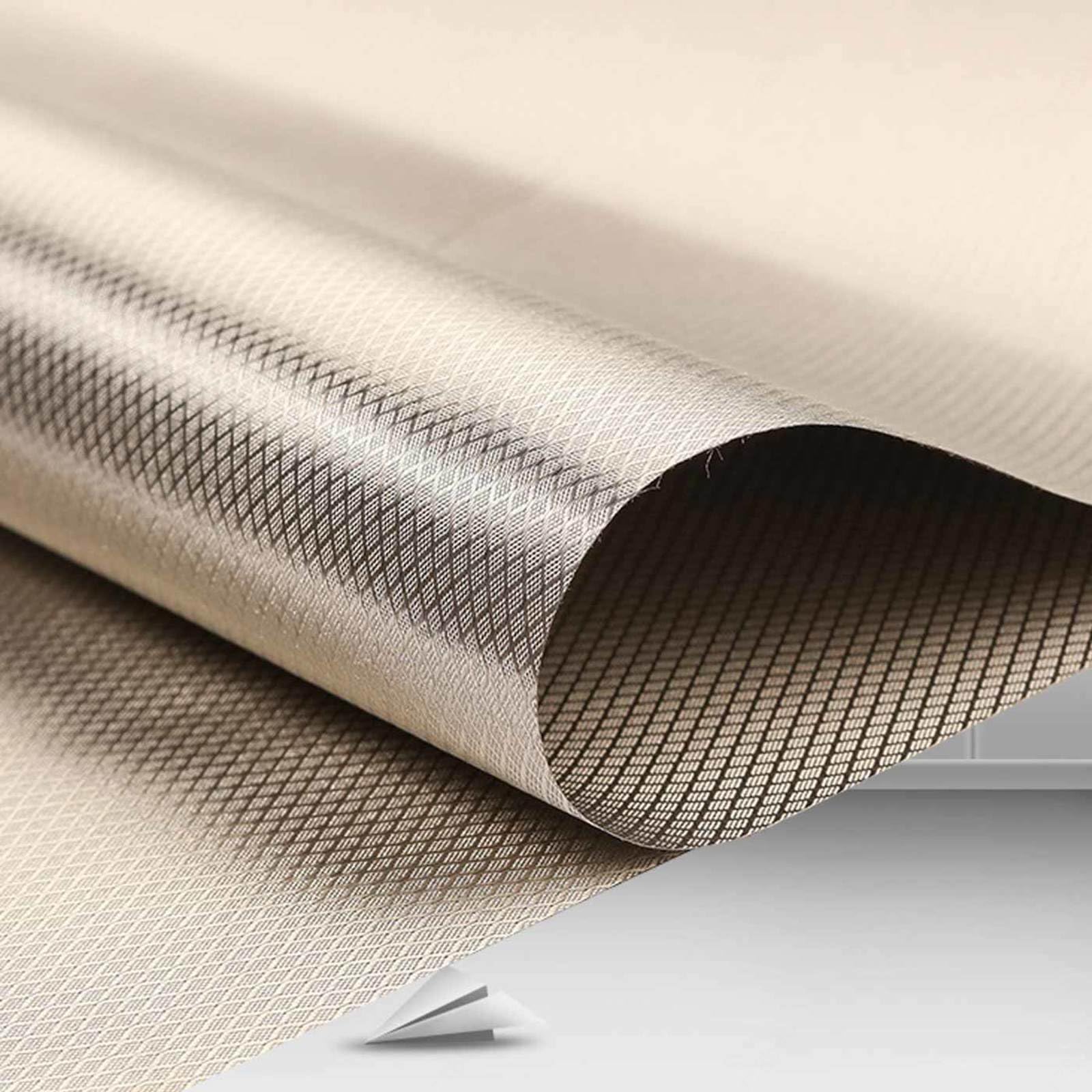 Yspp Silver Faraday Fabric Emp Proof Faraday Cloth Conductive Material Copper Fabric Signal Blocker, Wifi, Shields Rf Signals,-3X1.1m