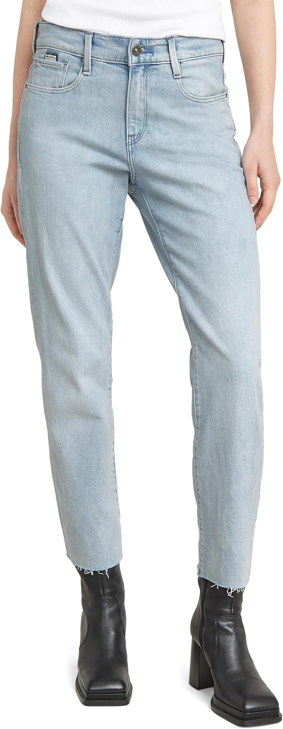 Women's Strace Straight Cropped Jeans