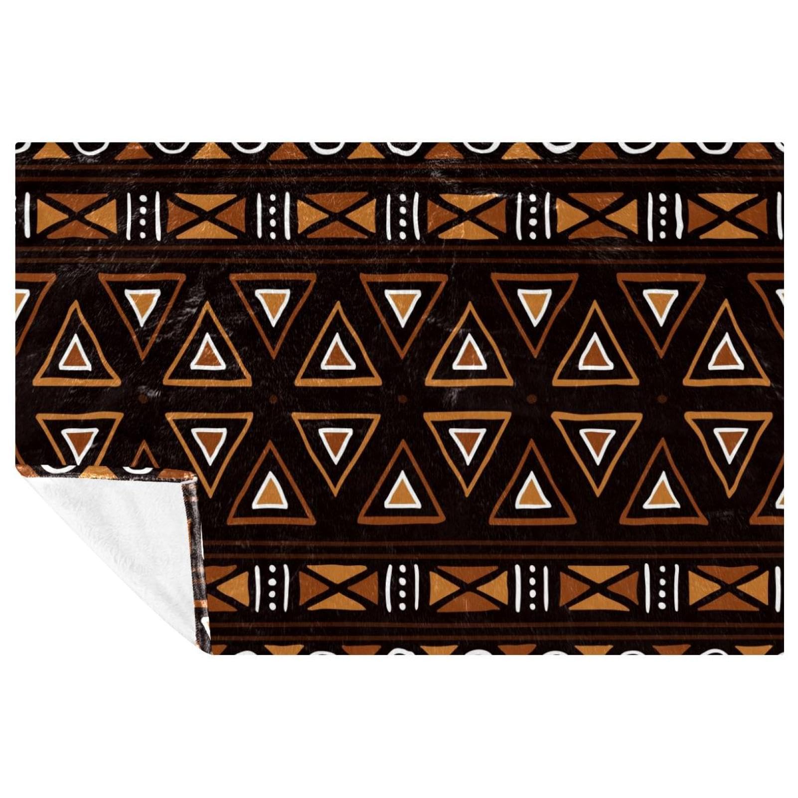Décoration ethnique africaine jeté de canapé chaud pour pique-nique et camping en plein air