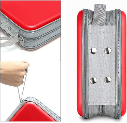 Miniatura 57 de Funda para CD, capacidad para 40 unidades, para CD/DVD, cartera, de plástico duro, DVD, carpetas de almacenamiento para automóvil, hogar, oficina,