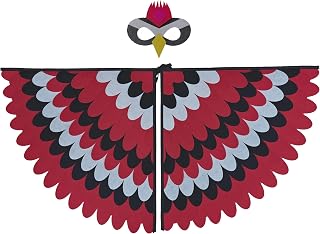 Bird Wings Shawl for Kids, Felt Feathered Bird Animal Role Play Costume Halloween Party Festival Cosplay Costumes