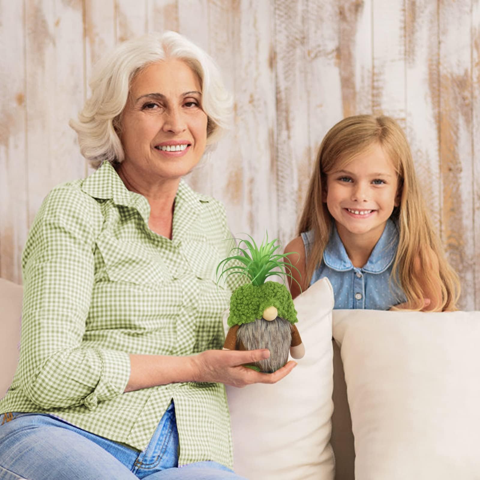 Nain De Jardin Décoratif En Forme De Plante Suédoise - Plateau à étages, En Polyester, 8x6x29 Cm, Pour Maison Ou Extérieur