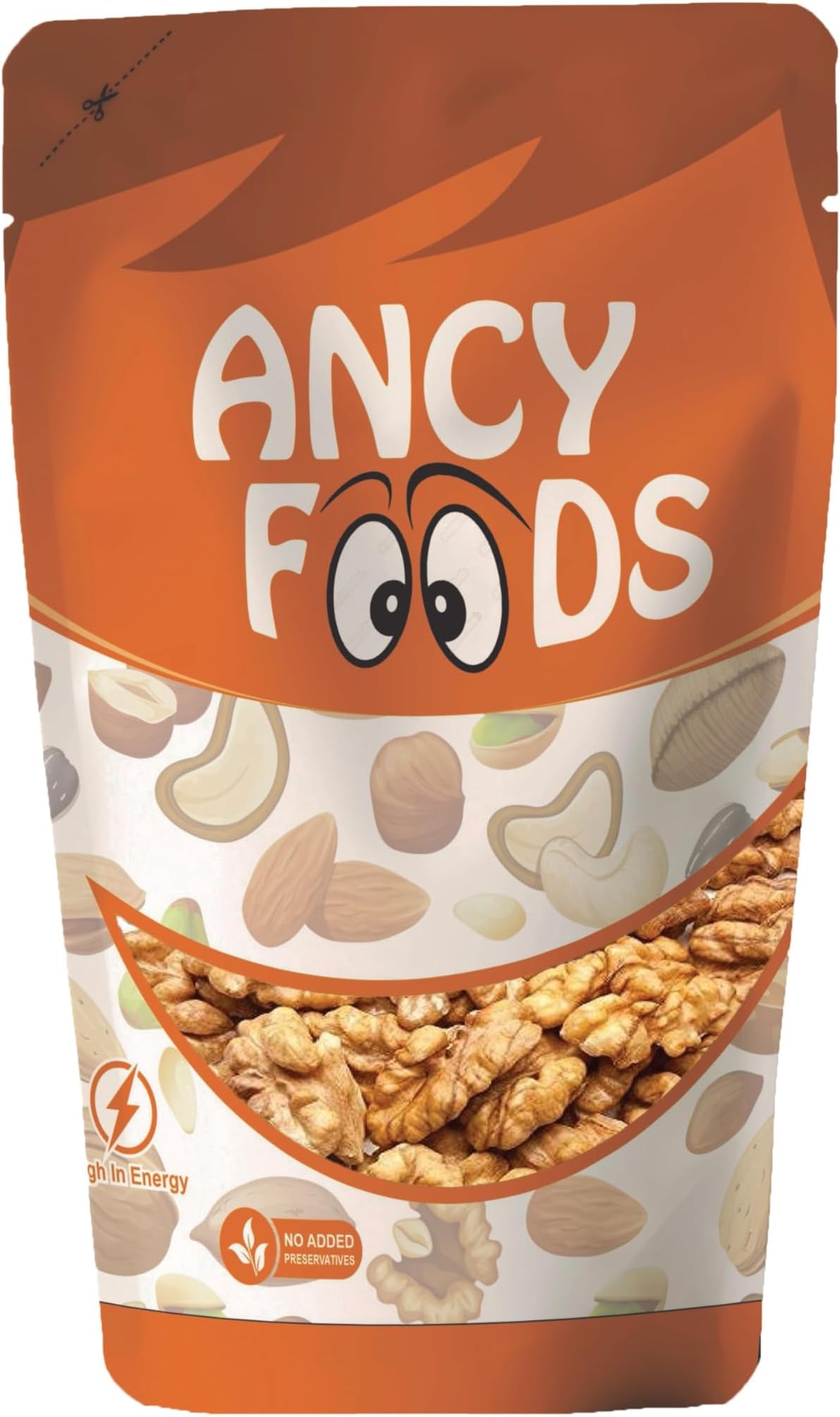 Ancy 100% Kashmiri Walnuts Without Shell (Kernels)- Akhrot Dry Fruit, 250 g