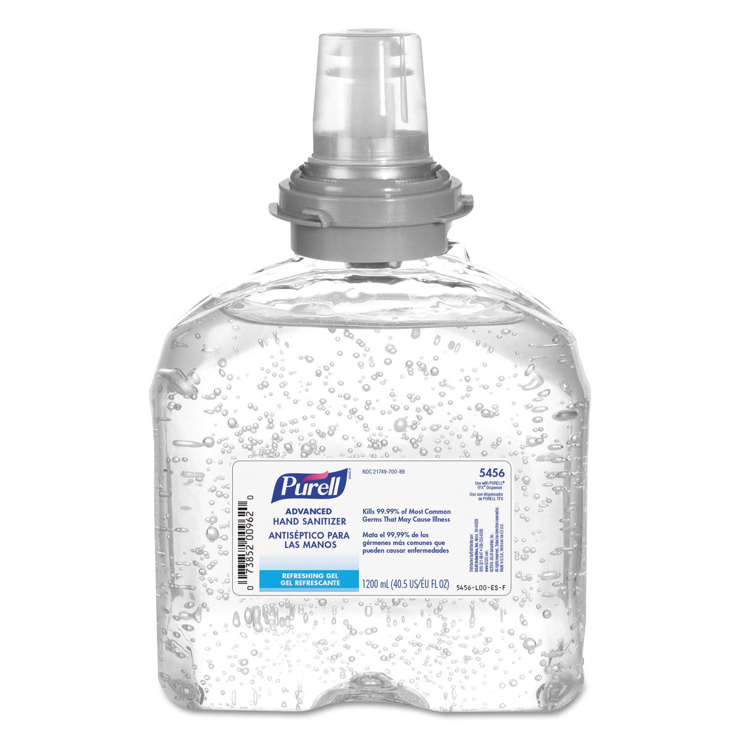 Purell TFX Touch-Free Instant Hand Sanitizer Gel Refill 1200mL
