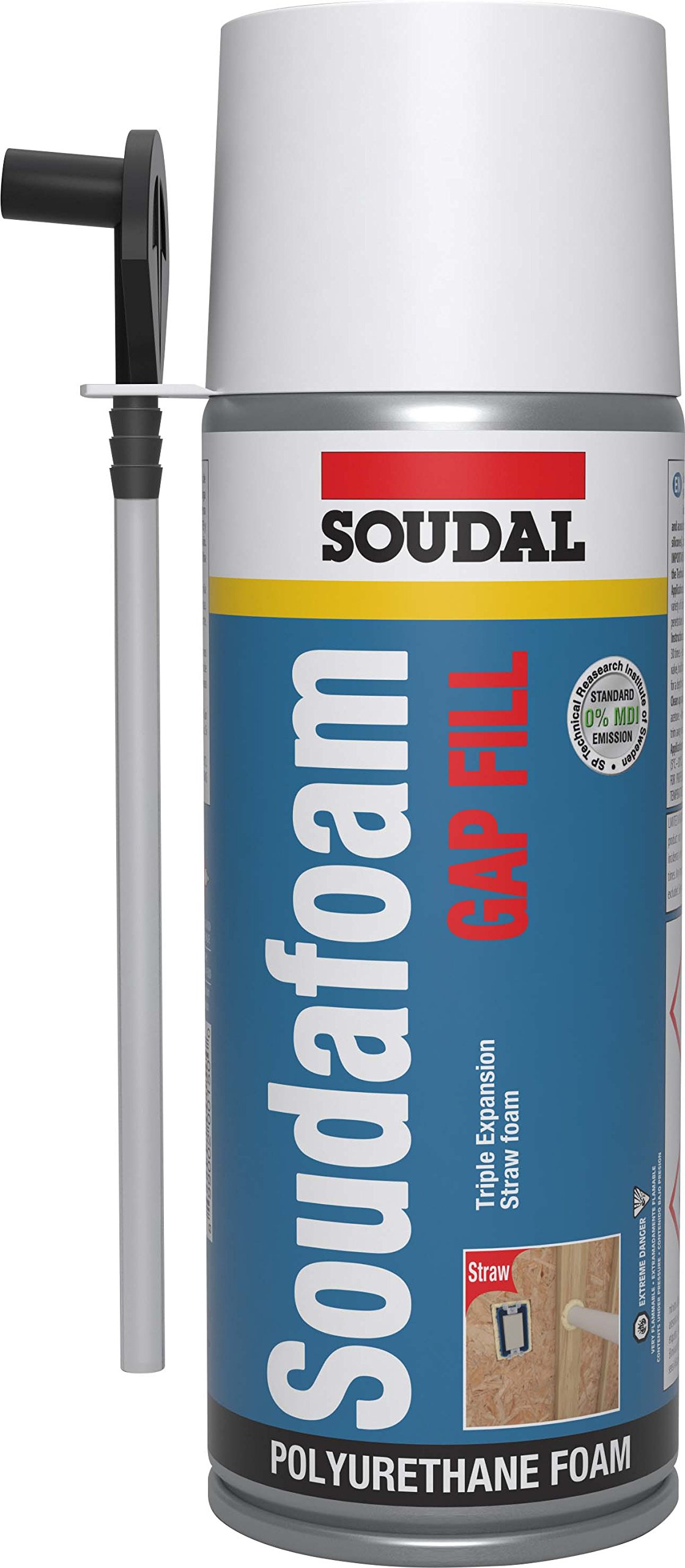 463800 Soudafoam Gap Fill High Expansion, Straw Foam, Champagne