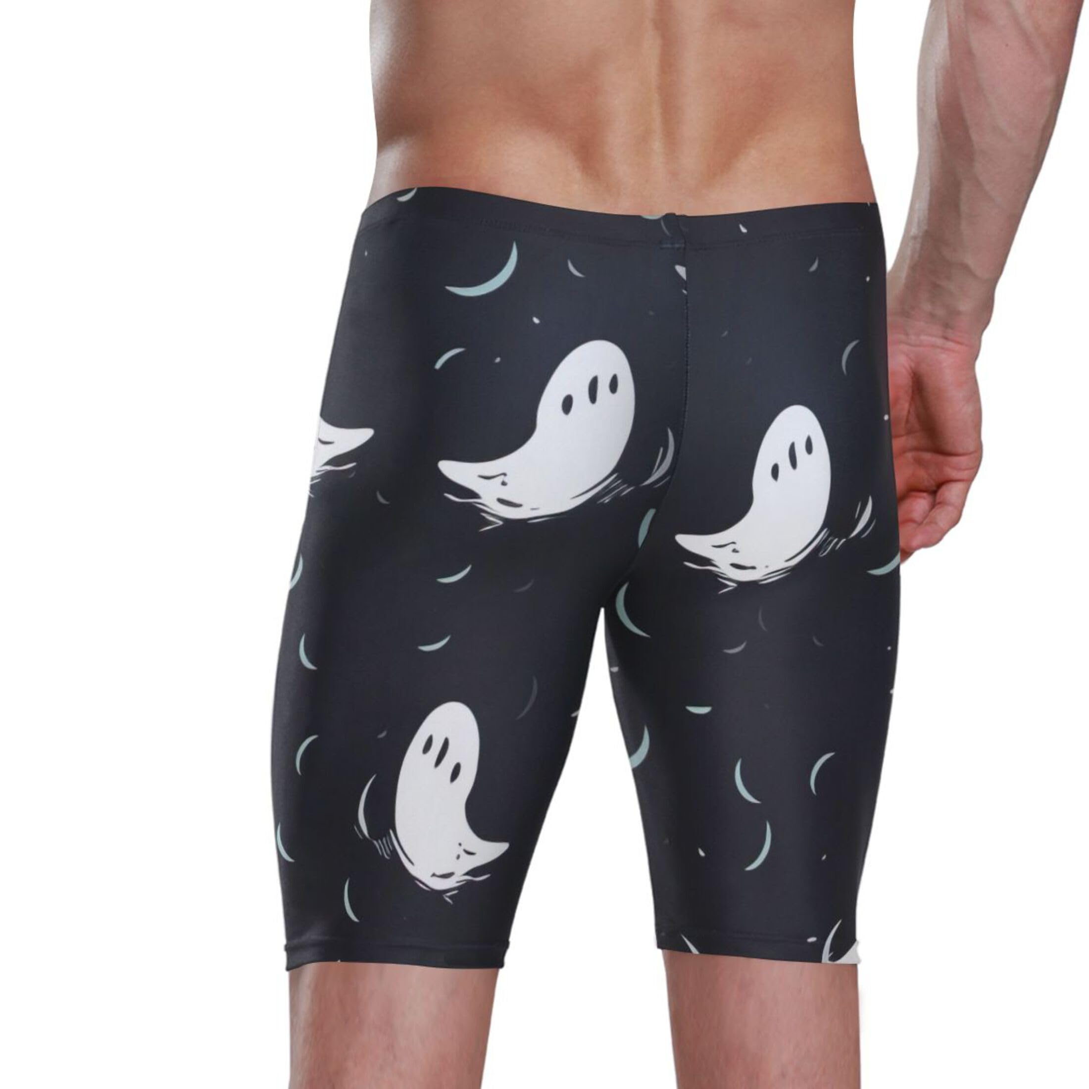 UMIRIKO Halloween Ghost Swim Jammers Swimsuit for Men XXL B0402031