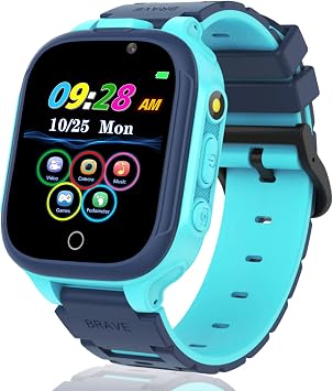 Amazon.com: Reloj inteligente para niños y niñas, reproductor de vídeo  integrado, cámara dual, reproductor de música MP3, 14 juegos, podómetro,  despertador, cronómetro para niños de 3 a 10 años : Electrónica