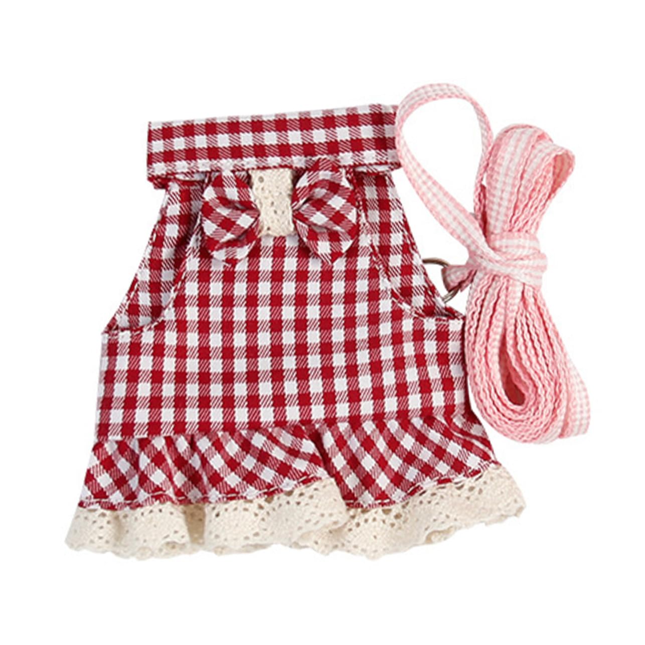 Mipcase Novelty Bunny Harness Leash Set Dress Harness for Small Pet Outdoor Walks Size l Comfortable Fit