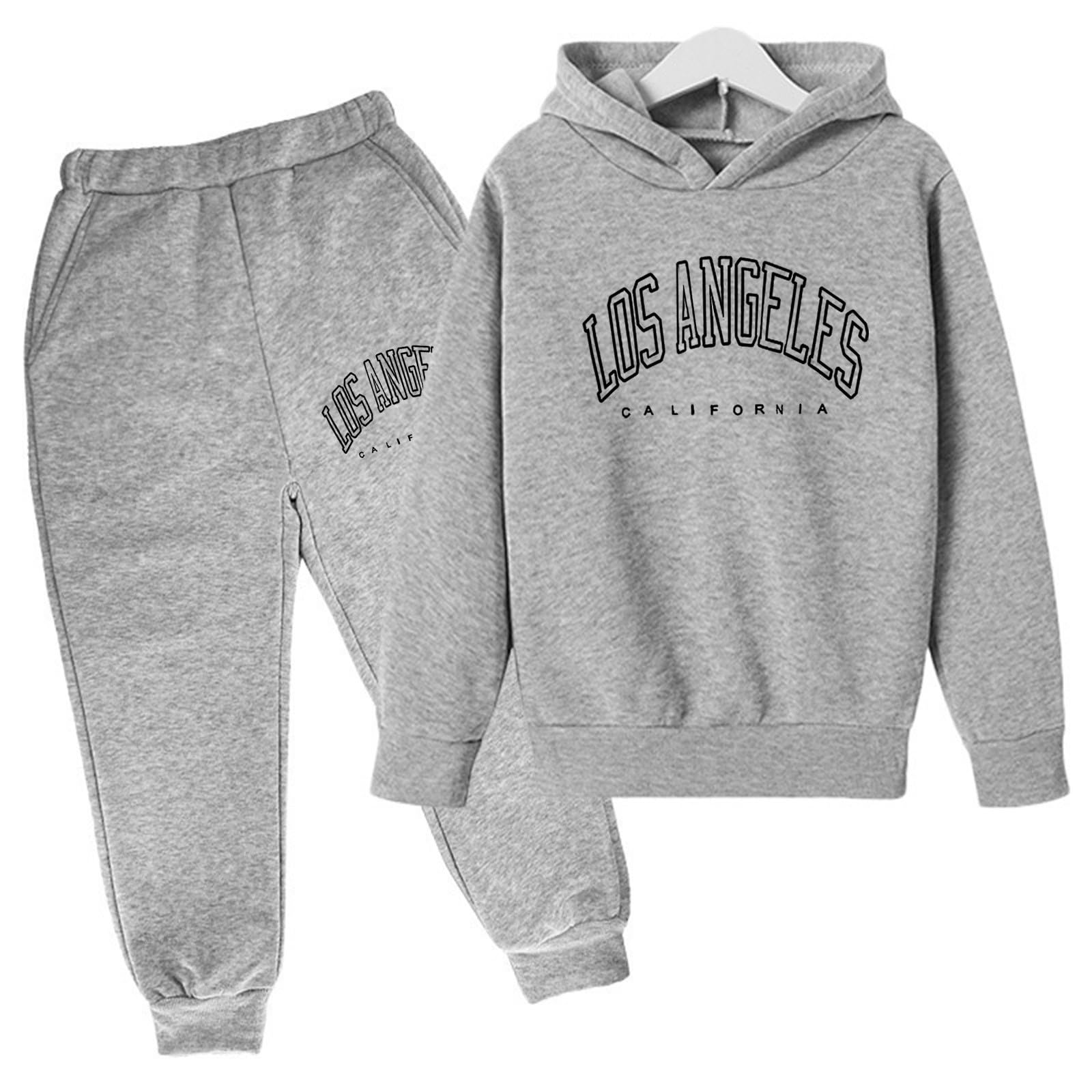 Jungen Hoodie Trainingsanzug Sweatshirt Top und Jogging Hose Kleidungsset