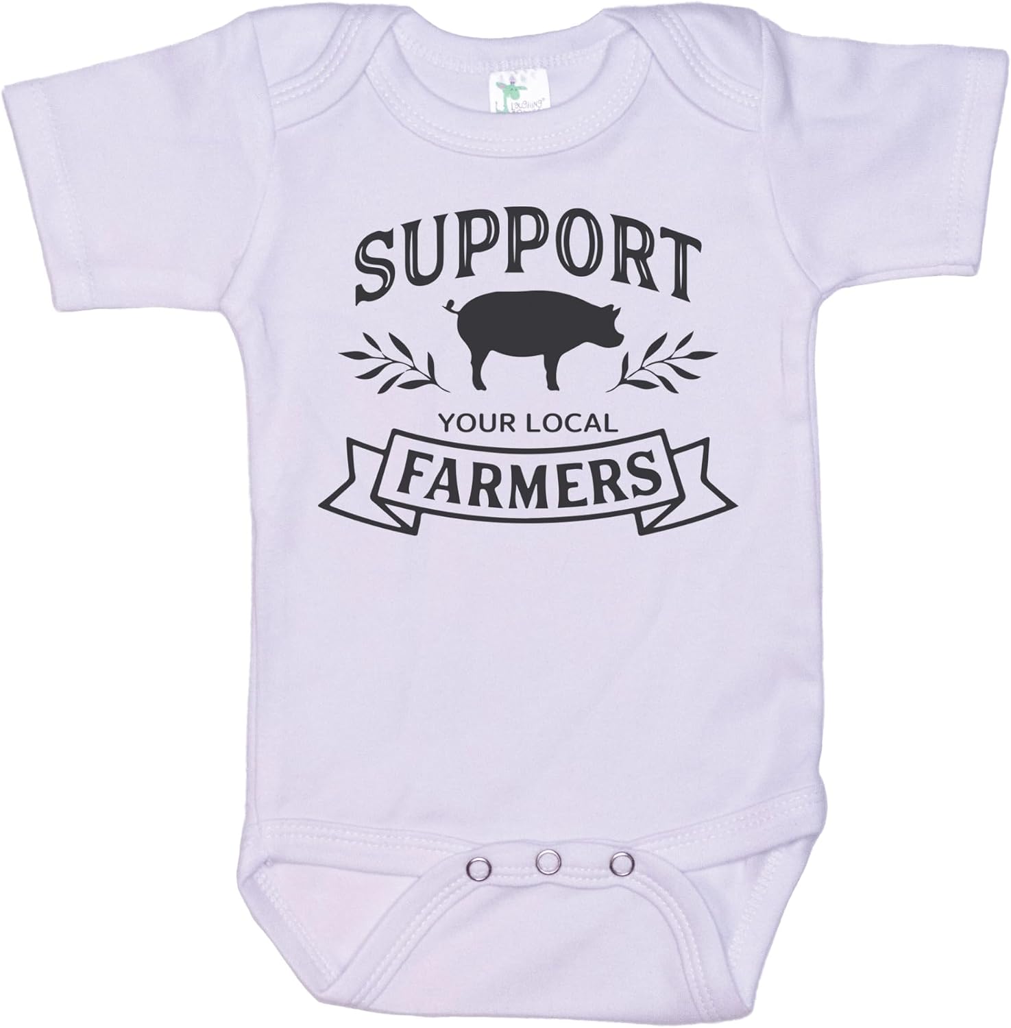 Ebenezer Fire Farmer Baby Onesie/Support Your Local Farmers/Farming Bodysuit
