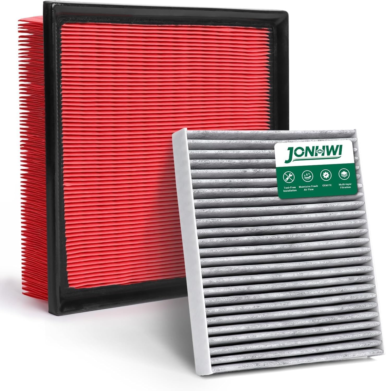 Cabin & Engine Air Filter for 2018-2026 Camry, Avalon, Highlander/Grand, RAV4/Prime, Sienna, Venza, Crown, NX350H, NX450H+, RX350H, RX450H+ (Fit Hybrid), Corolla, C-HR, UX200 (Gas), Corolla Cross