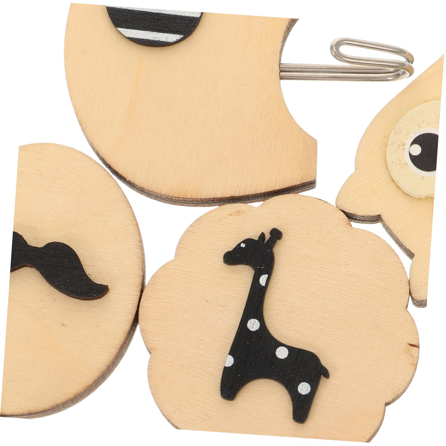 NUOBESTY Gancho De Viscosa Ganchos De La Puerta Manos Baños Sostiene Ganchos Para Colgar Montado Ganchos De Pared De Madera Para Colgar Ganchos De Madera Para Colgar 4 Piezas X 4