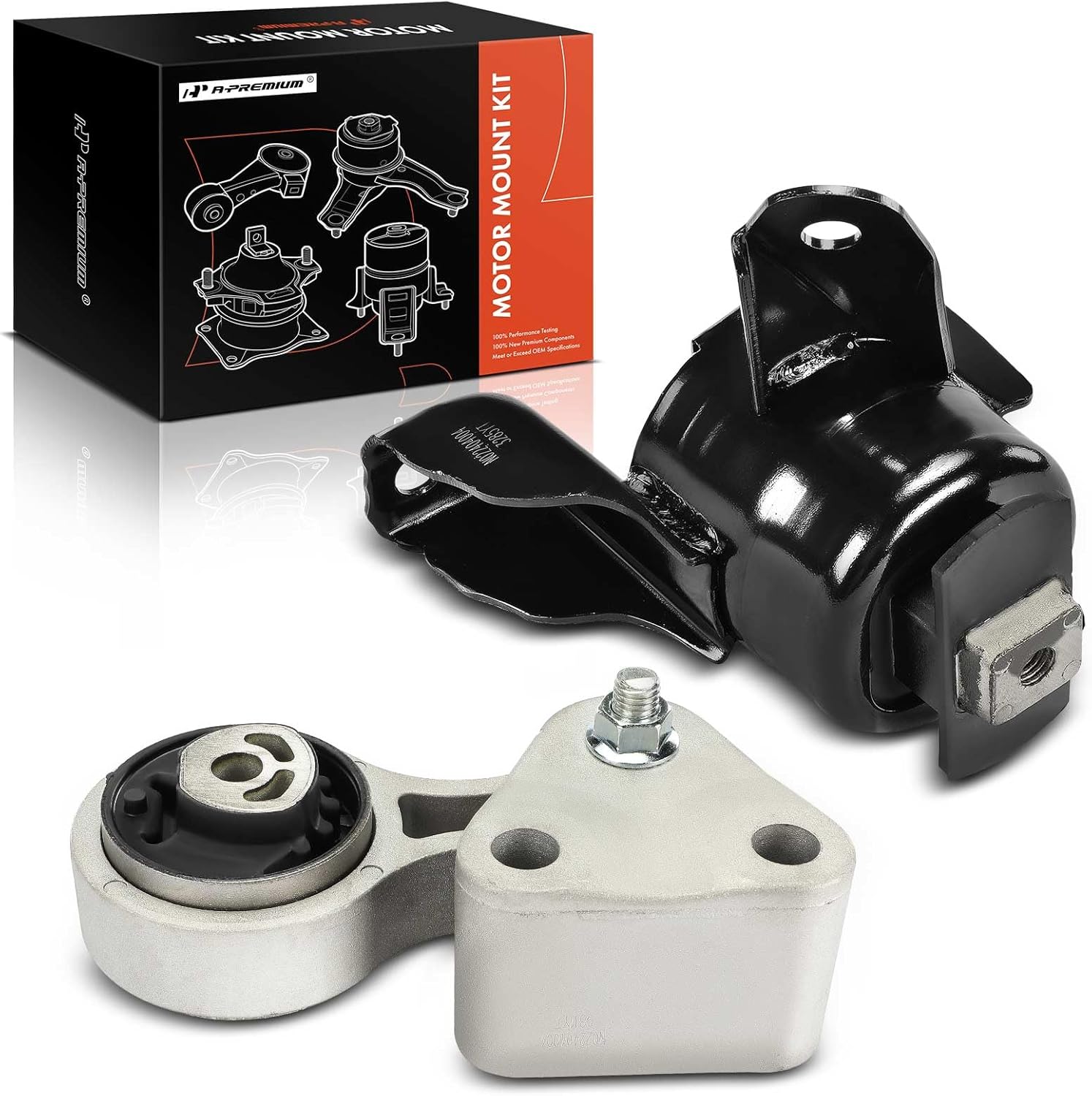 A-Premium 2PCS Engine Motor Mount and Torque Strut Mount Set Compatible with Mazda 6 2009 2010 2011 2012 2013, 2.5L 3.7L, Replace# 9E5Z6038H, GS3L39060C