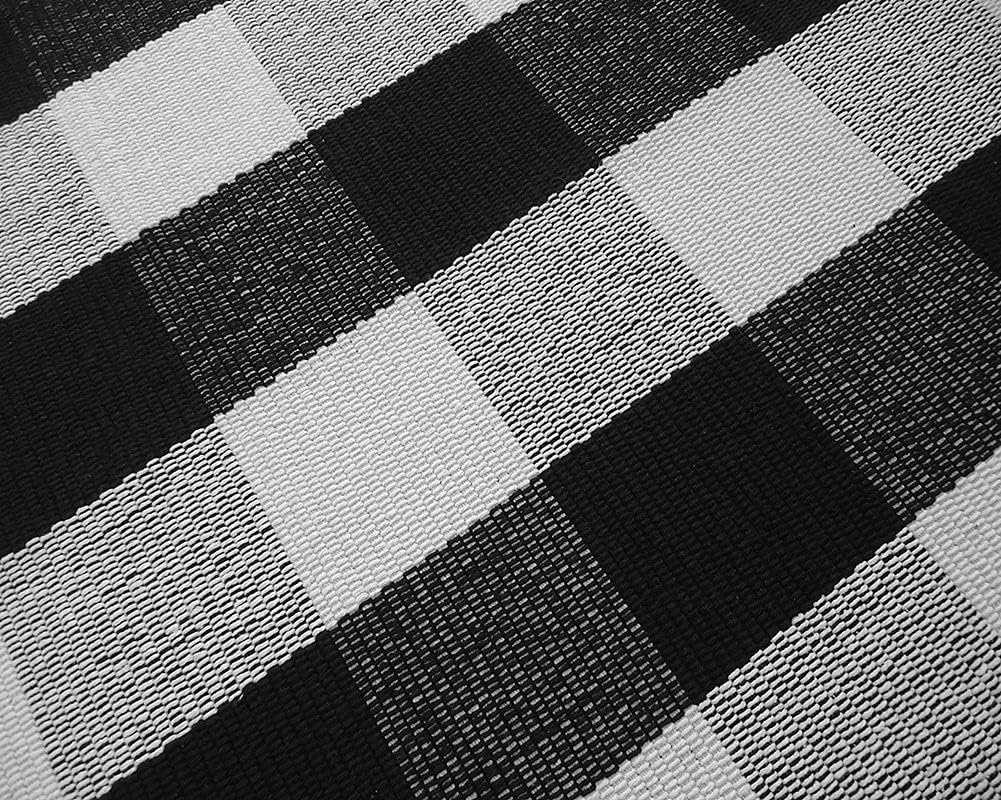 Levinis Buffalo Check Rug - Cotton Washable Porch Rugs Durable and Washable Outdoor Rugs Door Mat Hand-Woven Buffalo Plaid Rug for Outdoor/Kitchen/Bathroom/Entry Way/Bedroom, 23.6" x 35.4" - Image 4