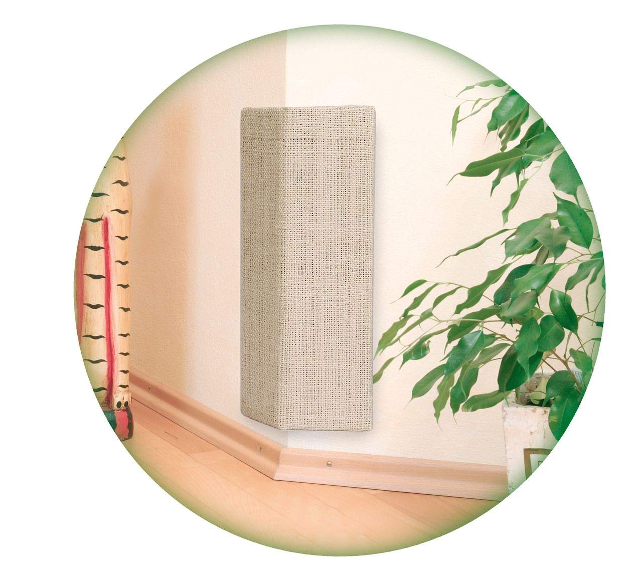Premium Eck-Kratzbrett Sisal Beige für Innen- und Außenecken (3 Stück 28x80cm)