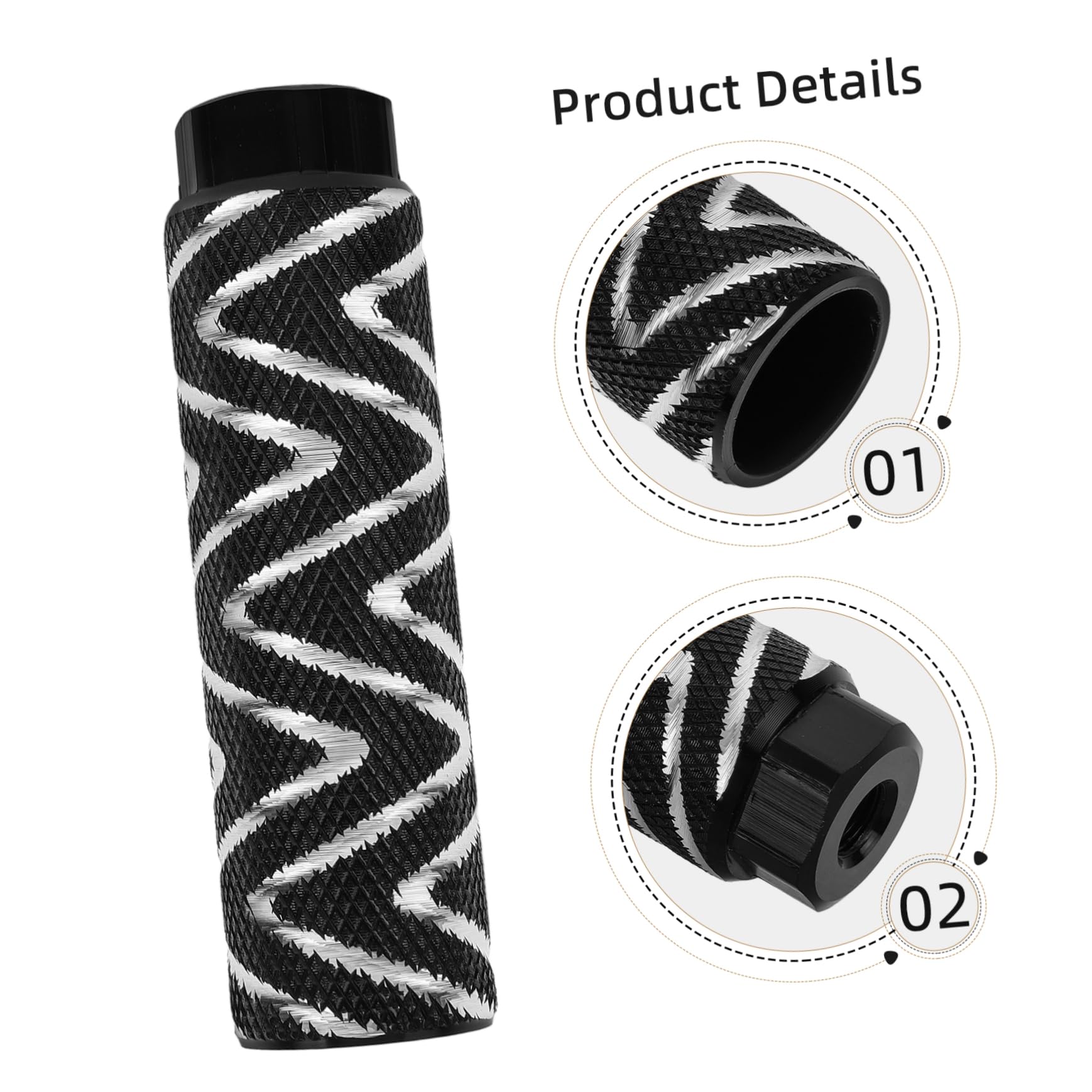 WOONEKY 1 Pair Aluminum Bike Pedals/Mountain Bike Pegs Durable Wear-Resistant for Road Ebike Cycling