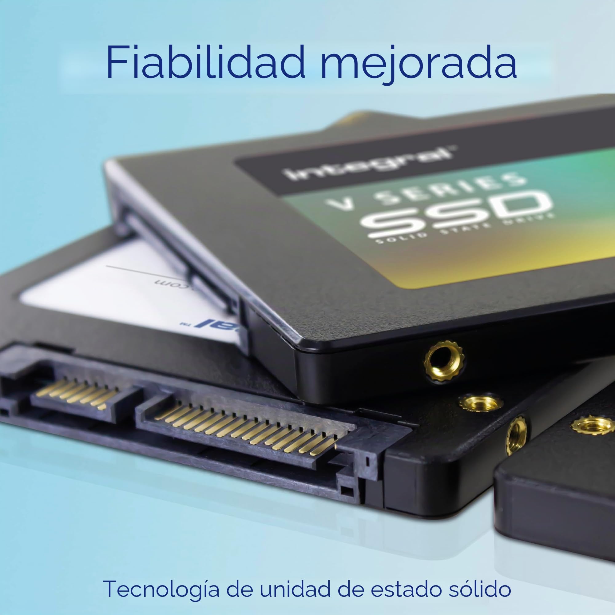 Integral V Series S Unidad de Estado sólido Interna SATA 3 de 2,5" - 240 GB - Velocidades de Lectura de hasta 520 MB/s y Escritura de 450 MB/s. para computadora portátil, computadora de Escritorio/PC