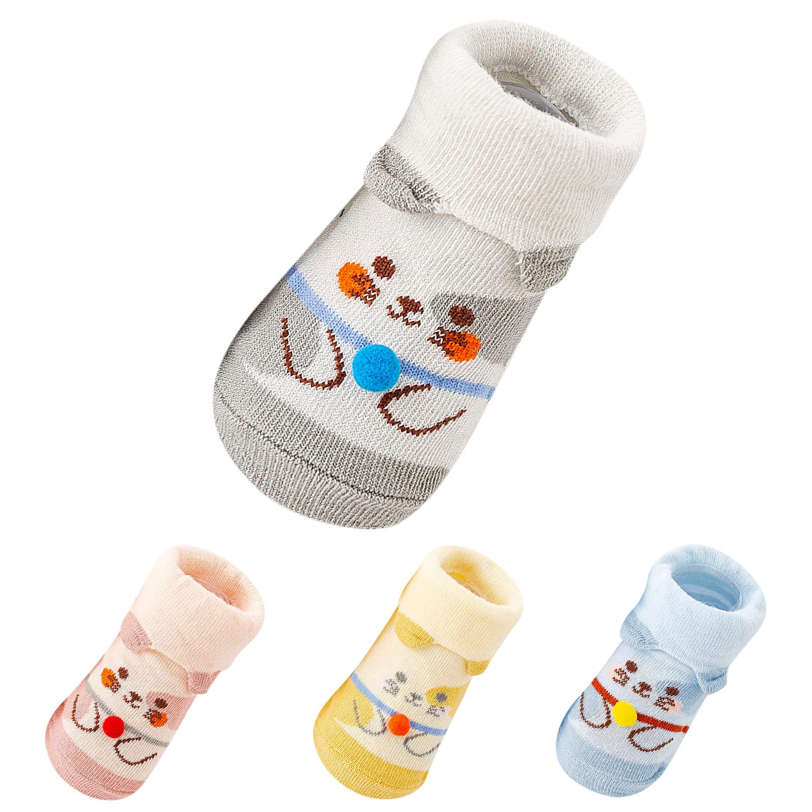 Spring and Summer Children Infant Toddler Shoes Boys and Girls Socks Shoes Lightweight Breathable Non Baby Hard Sole (Blue, 5 Infant)