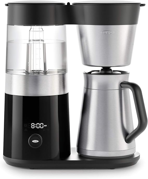 OXO Brew 9-Cup Coffee Maker, SCA Preferred Coffee Maker, Programmable Coffee Maker, Café Coffee Maker, Single-Serve Coffee Maker, SCA Certified Home Brewer