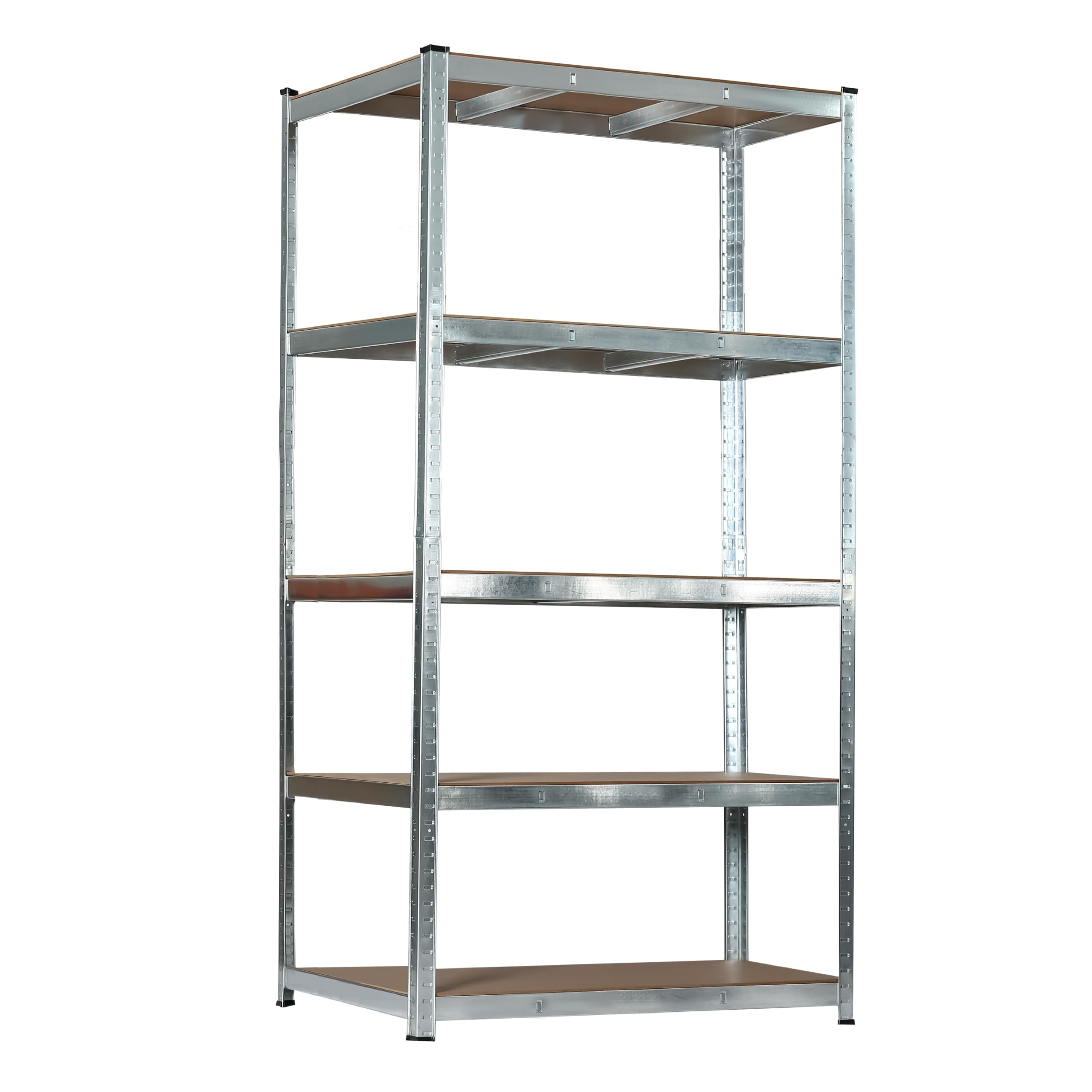SCHULTE Regalwelt Stecksystem-Schwerlastregal - 5 MDF Böden 180x120x40 cm (HxBxT), verzinkt