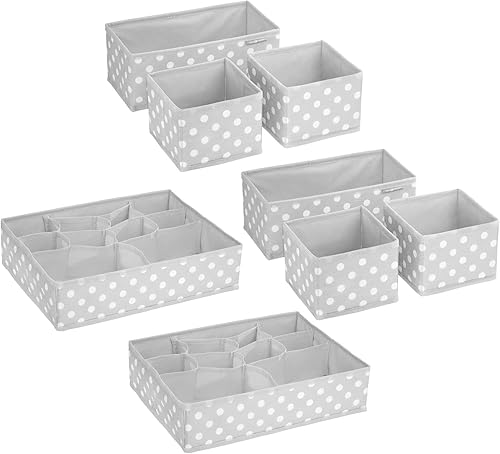 Miniatura 9 de mDesign - Organizador de tela para cajones y guardarropa