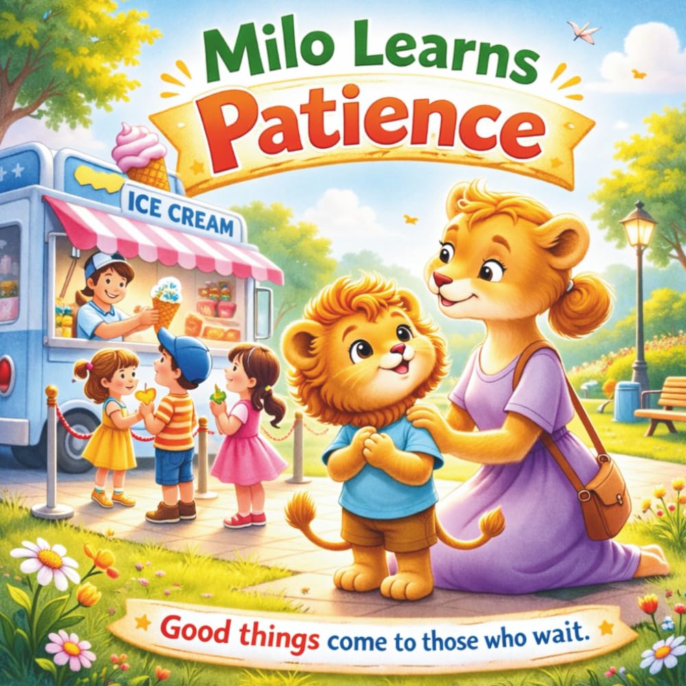 Milo Learns Patience: A Gentle Story About Waiting, Courage, and Growing Strong Inside (Milo Emotional Skills Series)