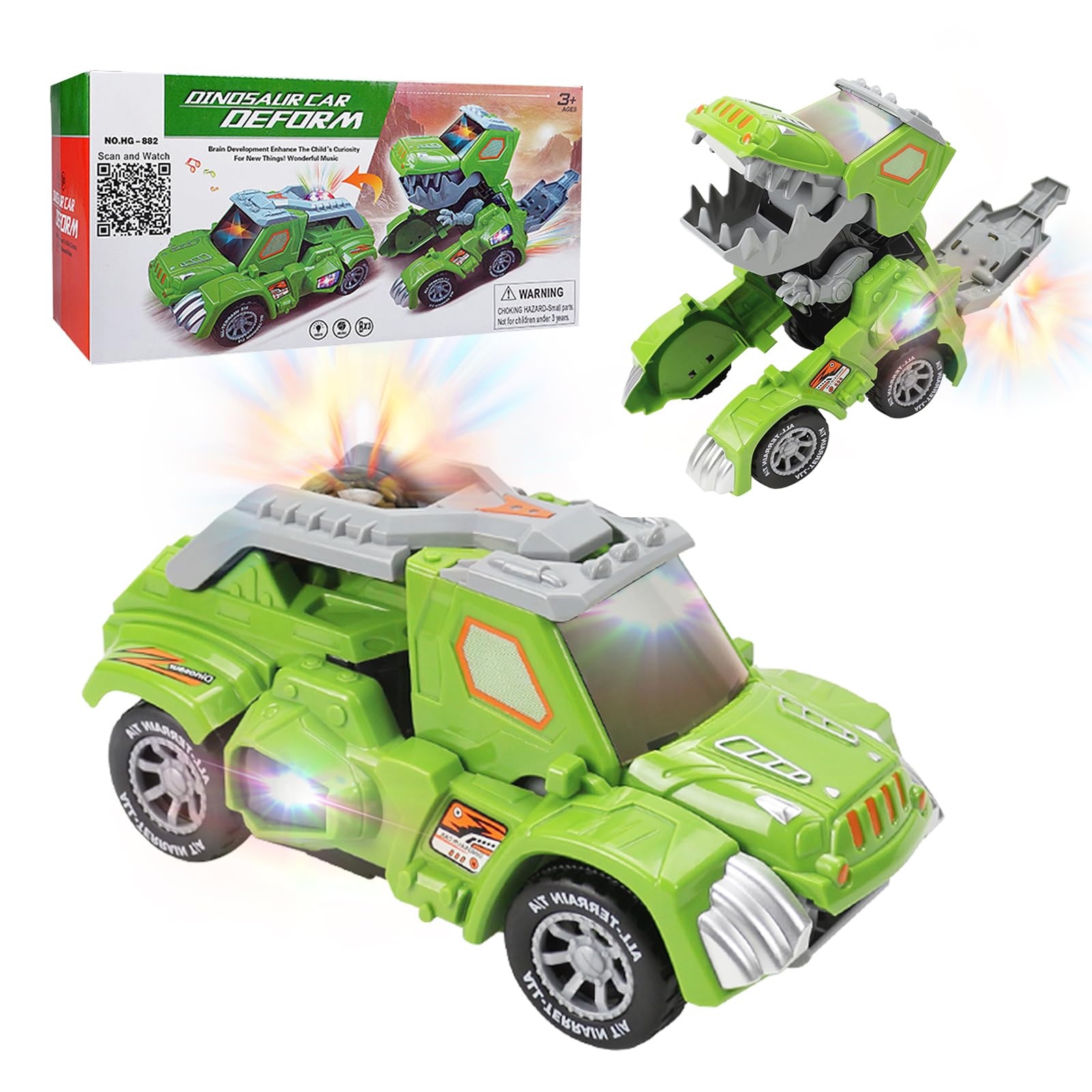 Amazon.co.jp: SOONALL 恐竜 変形ロボット おもちゃ 車 恐竜恐竜
