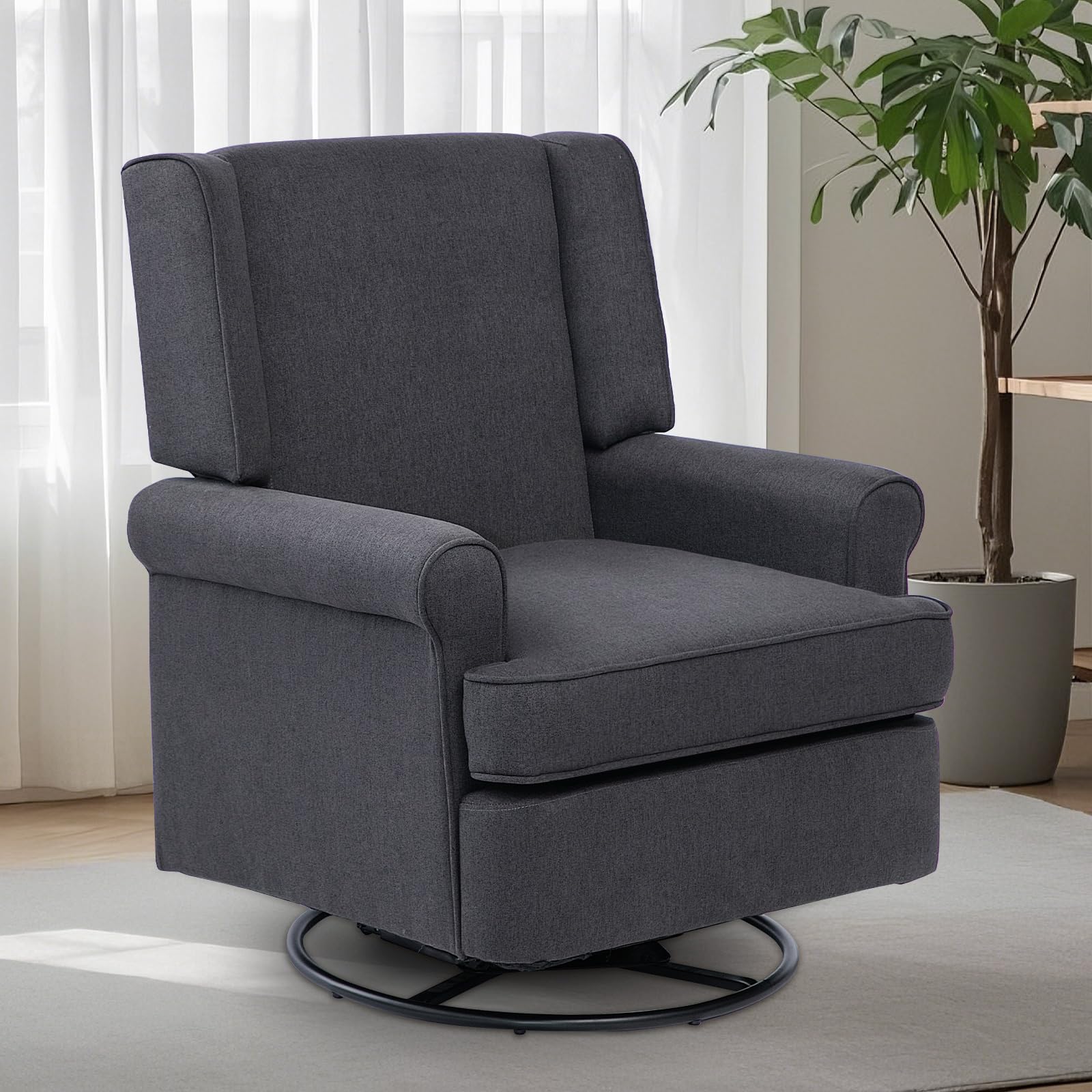 Amazon.co.jp: GarveeHome 回転式グライダーロッキングリクライニング