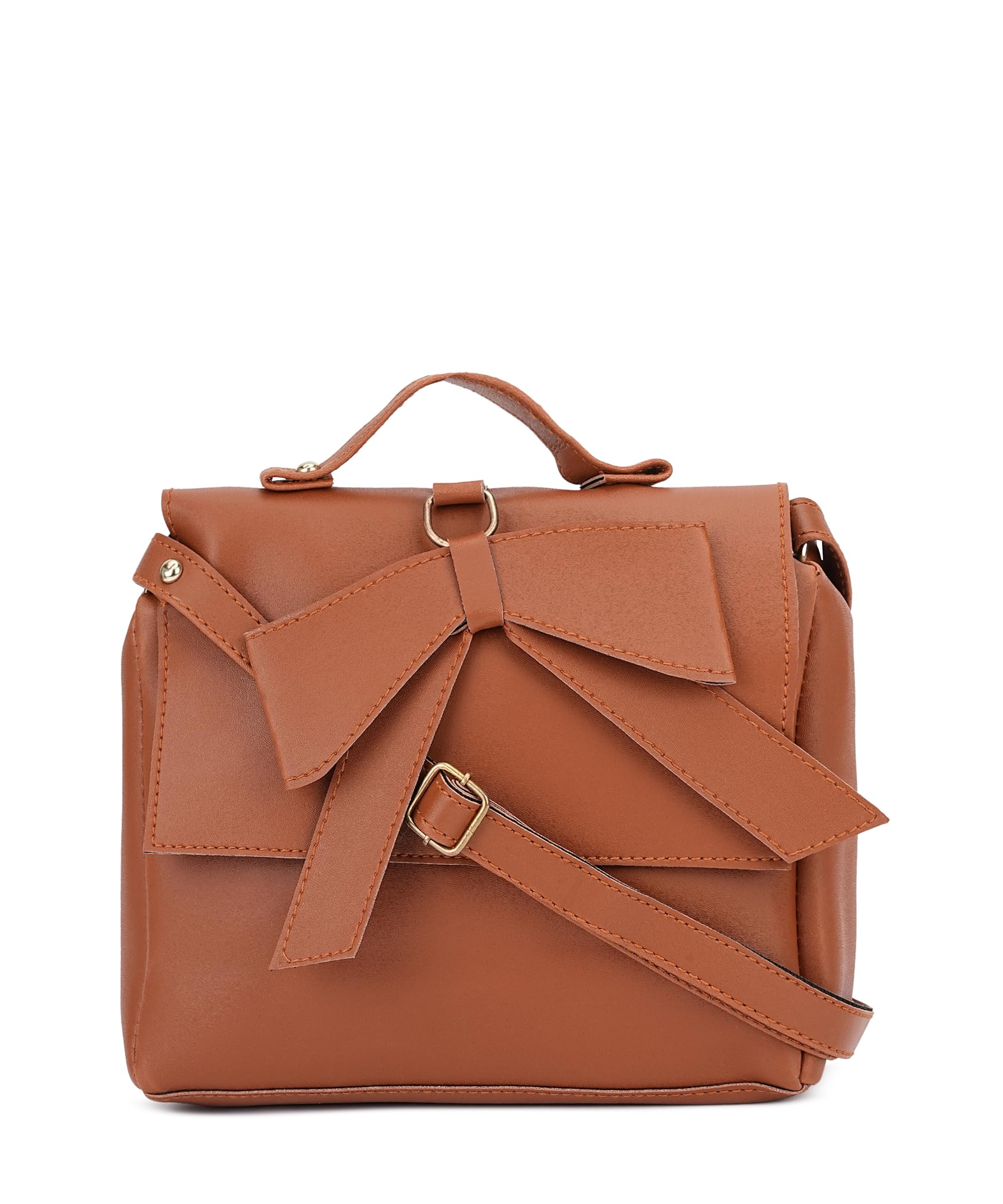 ZAF PU Synthetic Leather Stylish Fancy Strap Crossbody Tassel Bag For Women-Brown (B0CBX63VNM) Amazon Price History, Amazon Price Tracker