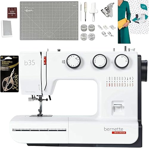 B35 Sewing Machine for Beginners | 23 Built-In Stitches, 7