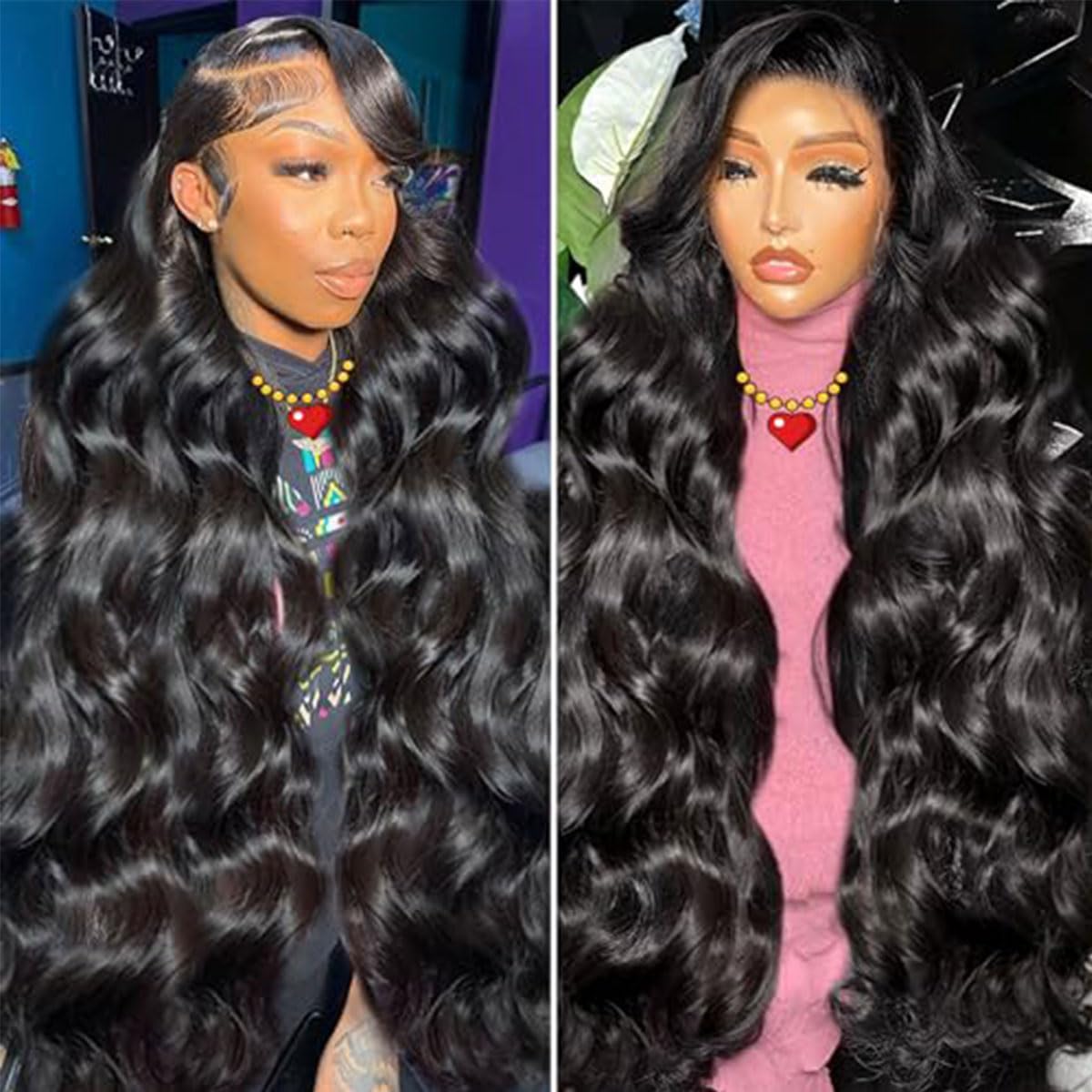 PERISMODA12A 30 Inch 13x6 Body Wave Lace Front Wigs Human Hair Lace Front Wig Human Hair 180 Density 13x6 HD Transparent Frontal Wigs Human Hair for Women Glueless Wigs Human Hair Pre Plucked