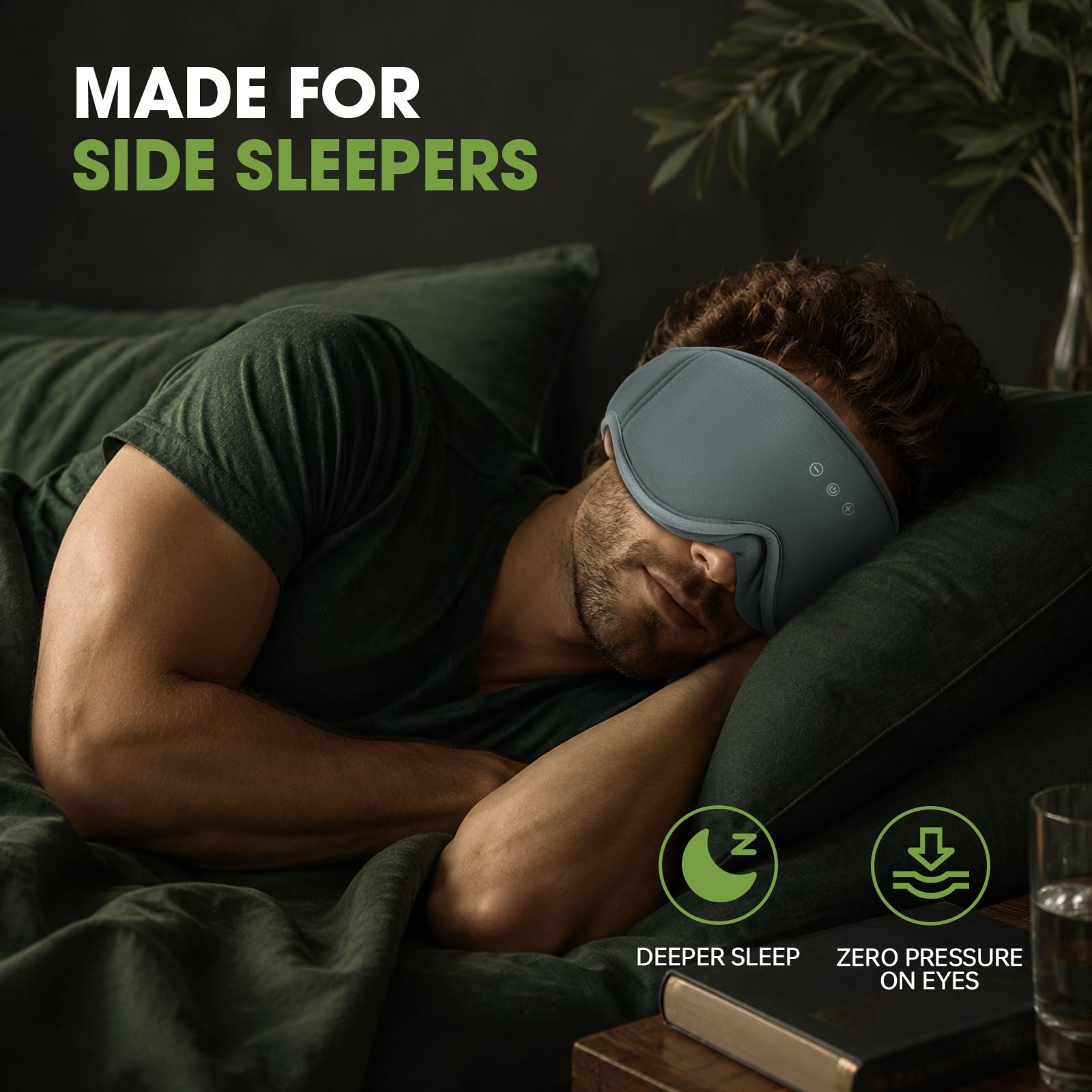 Bamboo Cotton Wireless Audio Mask Gallery Image